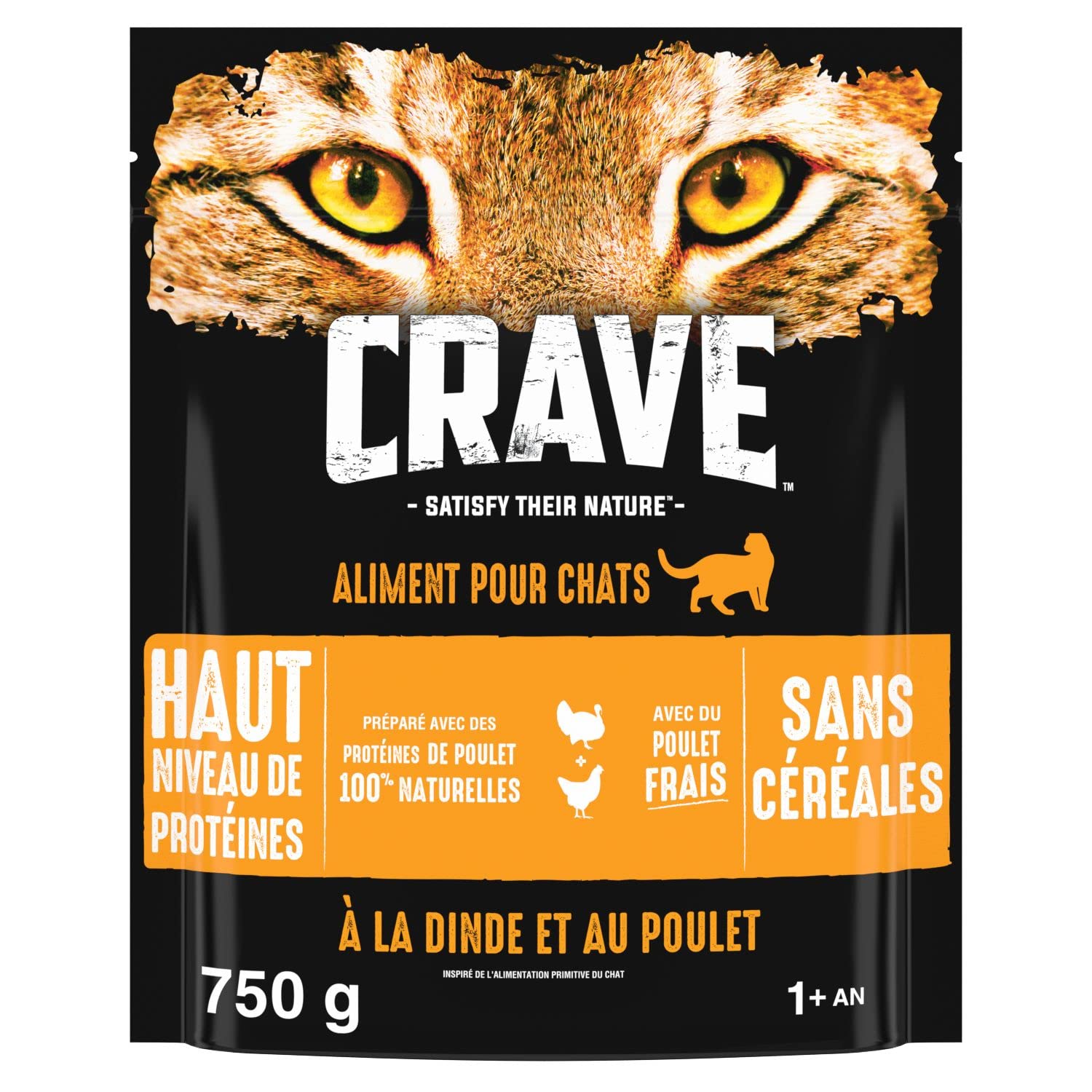 crave-dinde-poulet-croquettes-chat-6x750g-sans-c-r-ales image 1