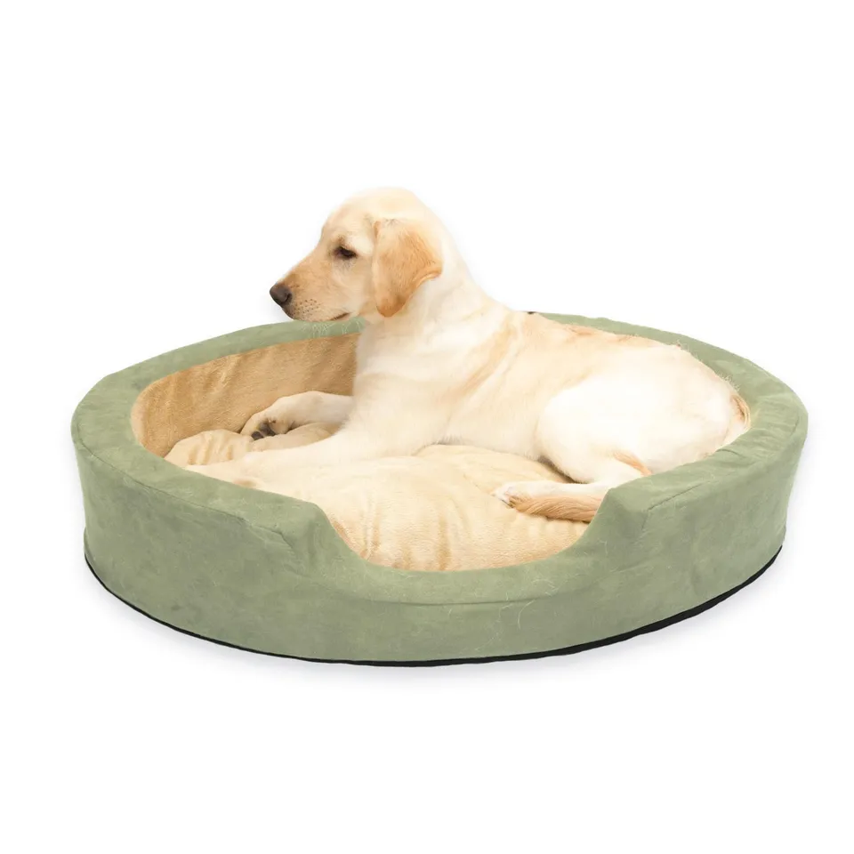 k-h-thermo-snuggly-sleeper-lit-chauffant-chien-m-sage-6w image 1