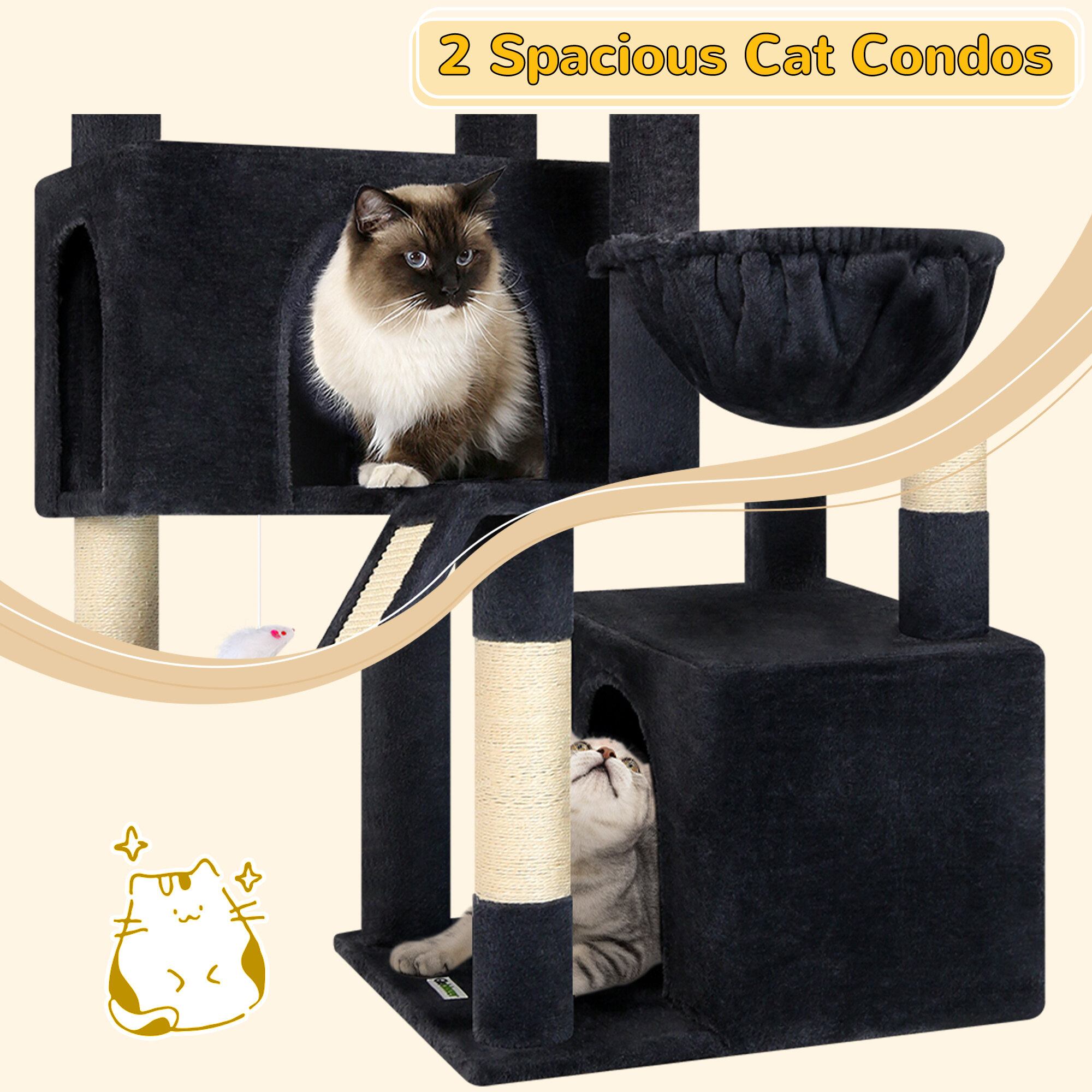 globlazer-s69-arbre-chat-69-pouces-gris-fonc image 5