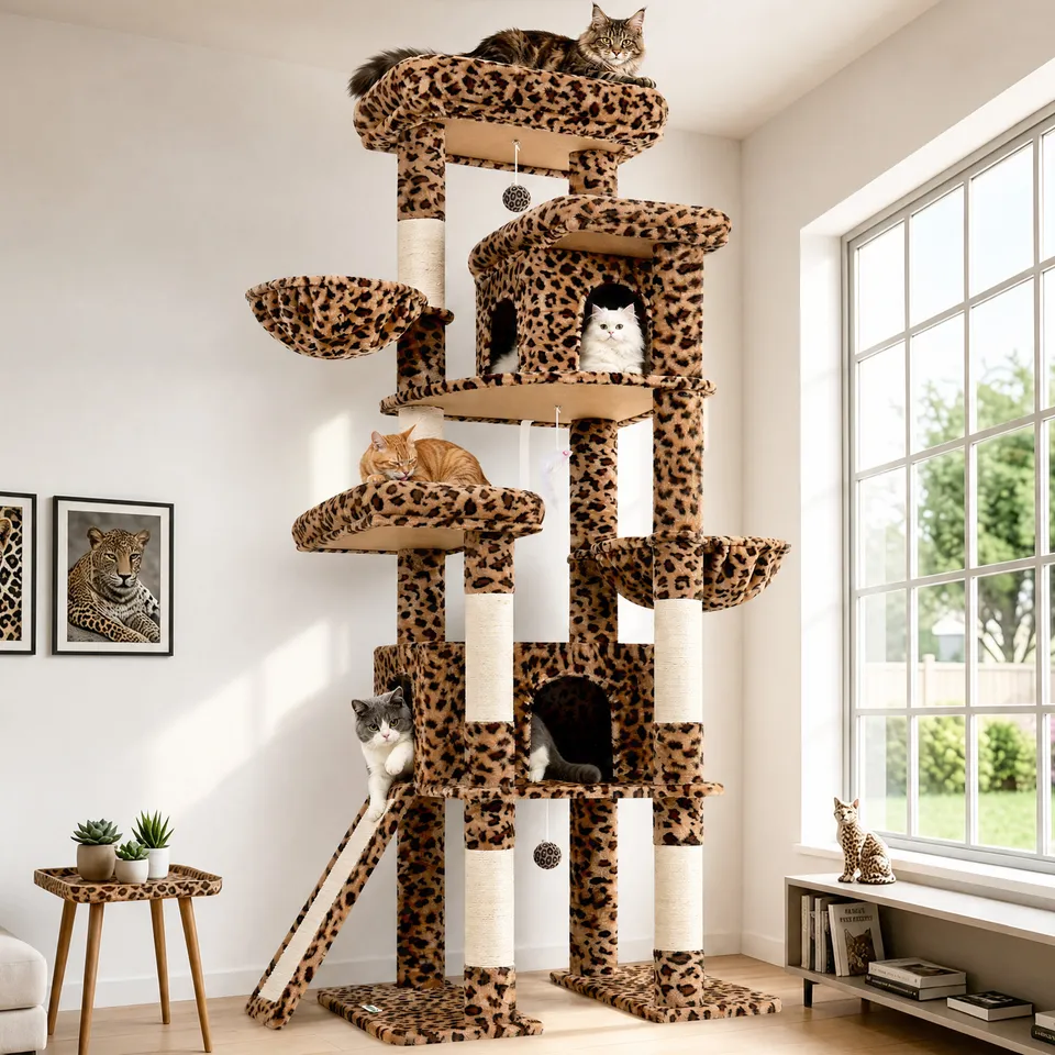 globlazer-s78-arbre-chat-l-opard-198-cm-griffoir image 1