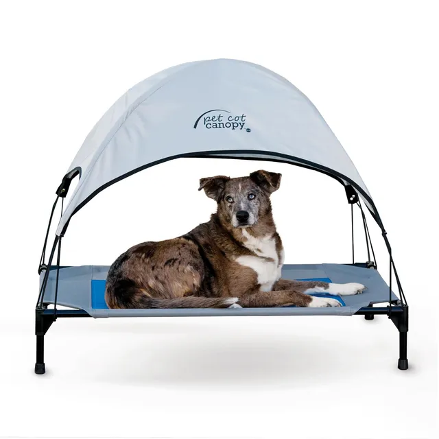 k-h-pet-canopy-pare-soleil-lit-chien-medium-25x32-d-perlant image 1