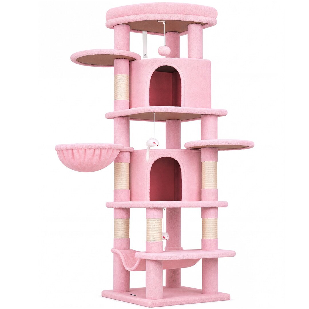 globlazer-c66-arbre-chat-rose-168-cm-angle image 2