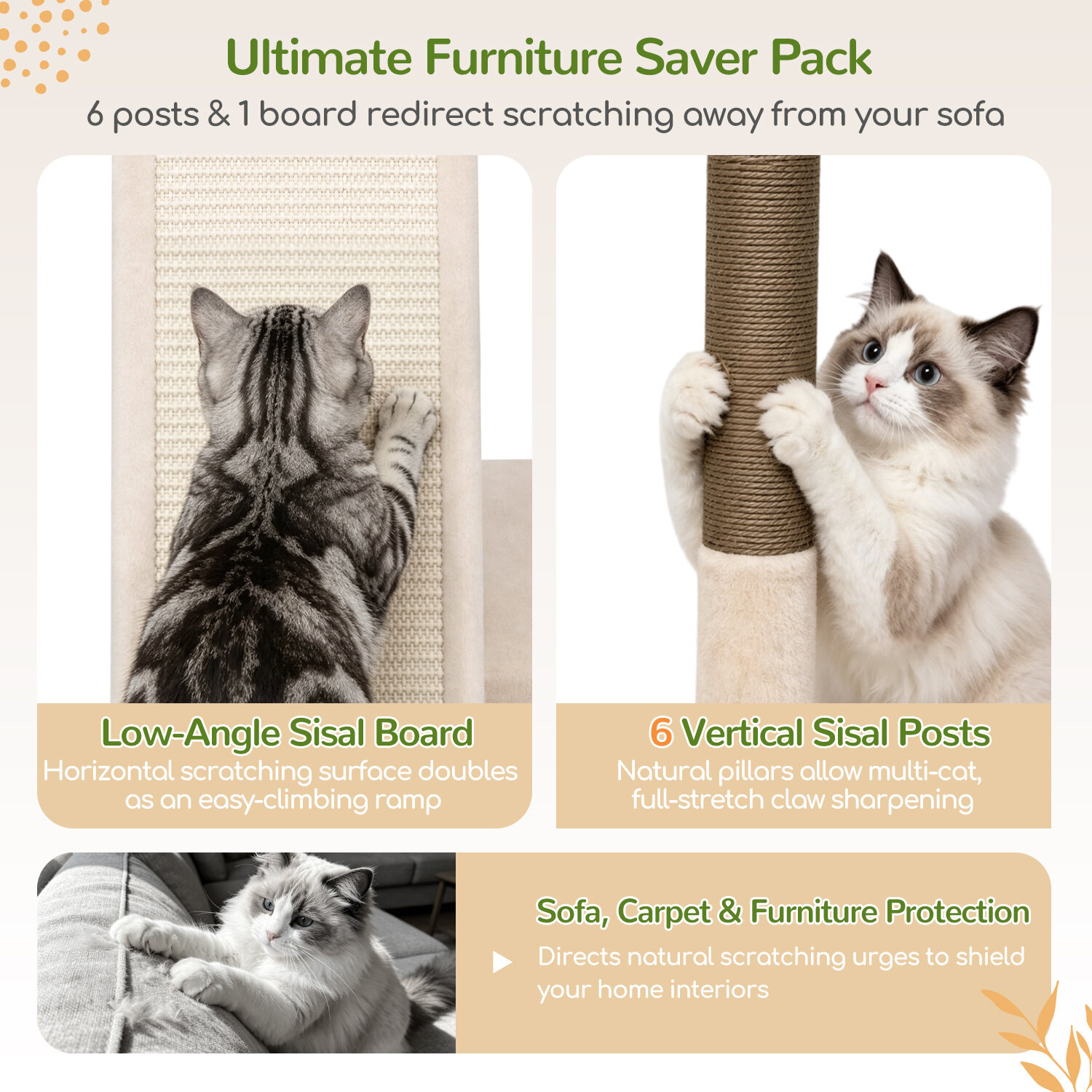 globlazer-f-series-f72h-arbre-chat-beige-72-pouces-compact image 6