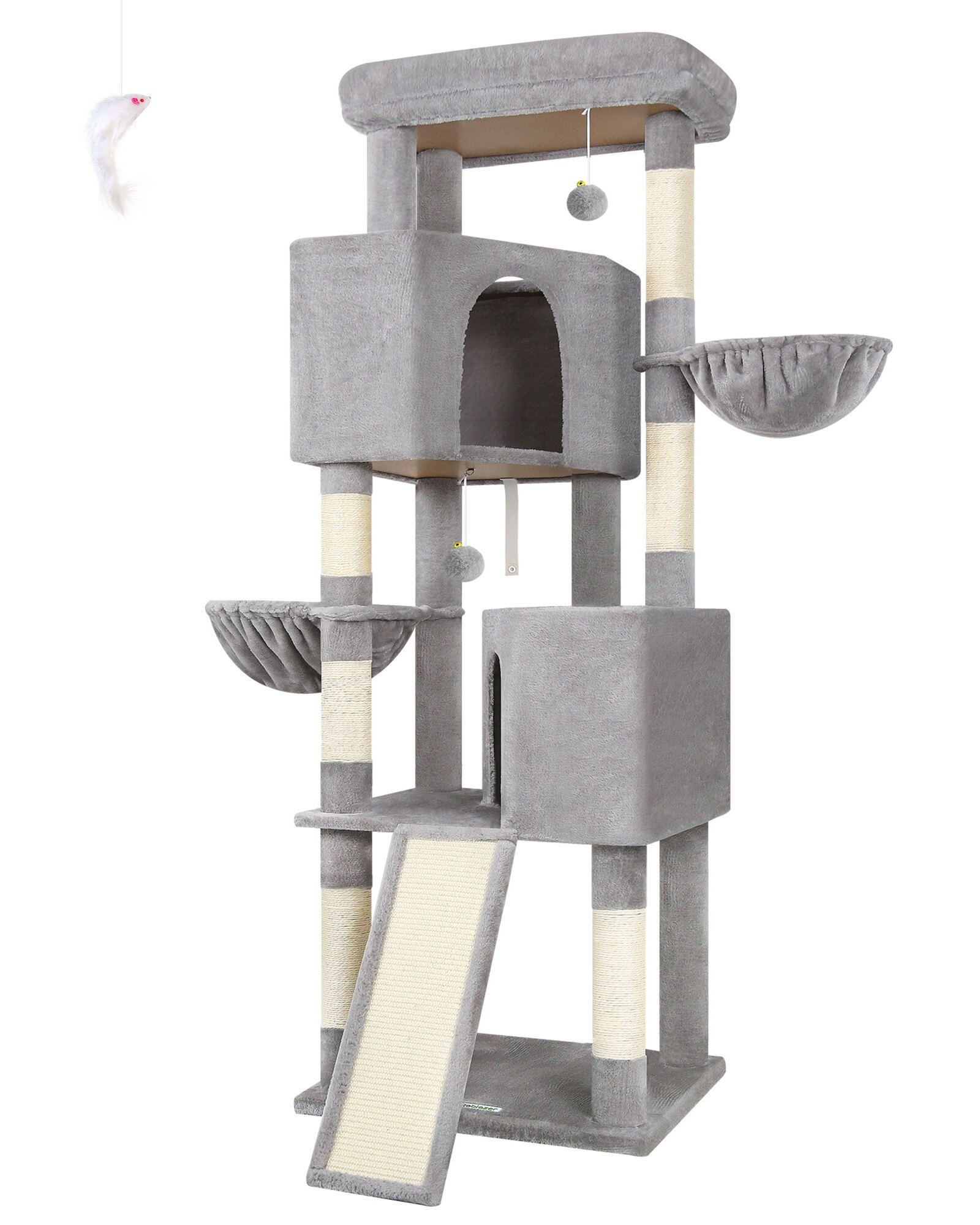 globlazer-s69b-arbre-chat-gris-clair-175-cm-haut image 2