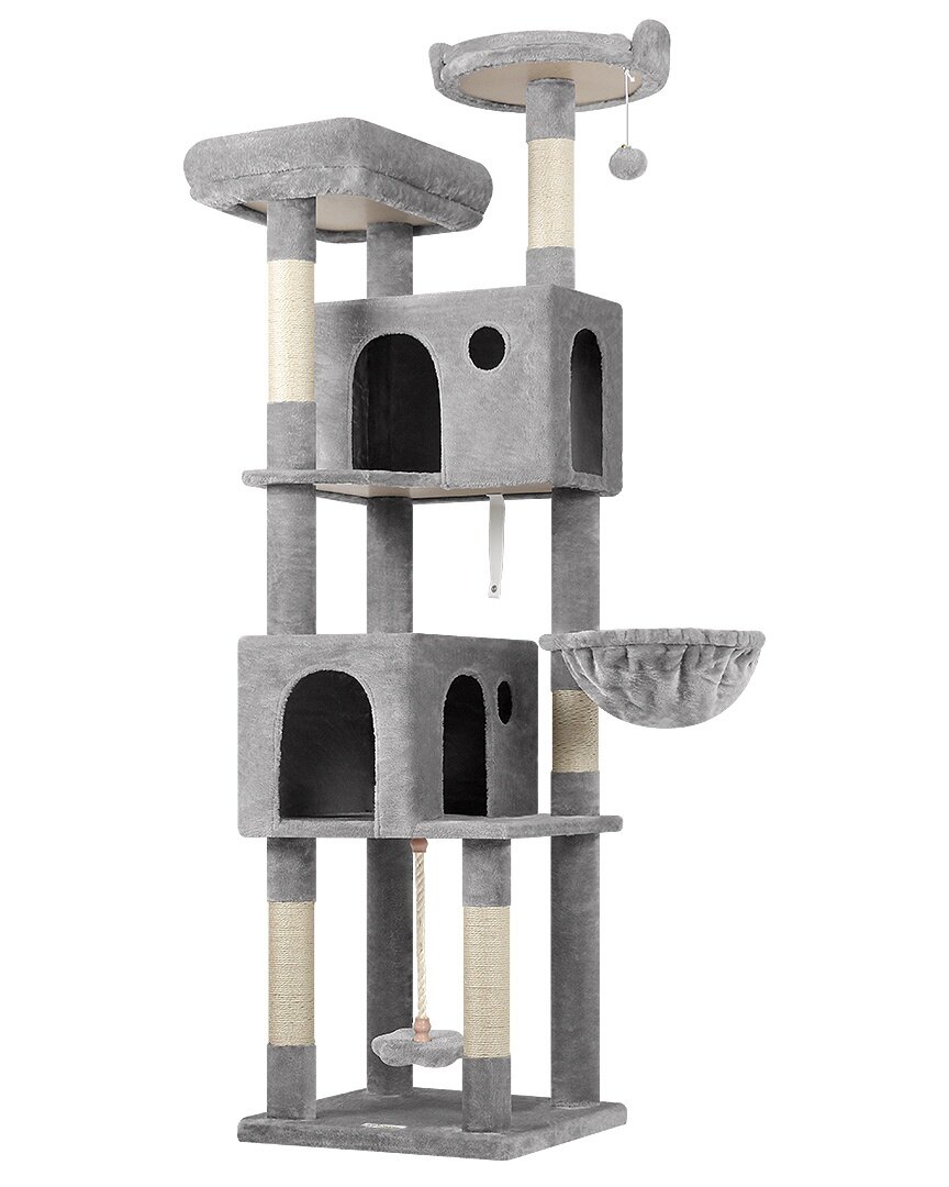 globlazer-f70b-arbre-chat-gris-clair-178-cm image 2