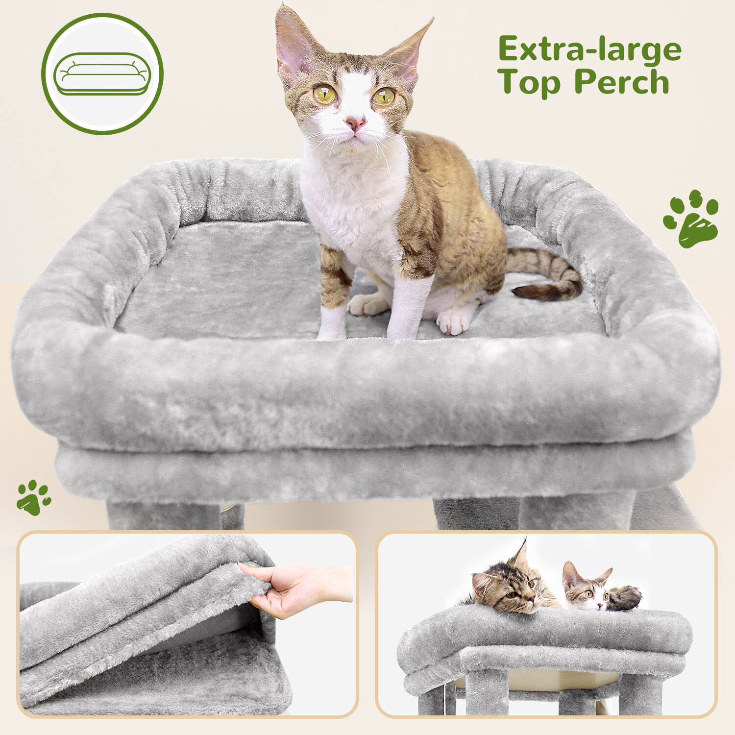 globlazer-f-series-f61-arbre-chat-robuste-155-cm-moyen image 3