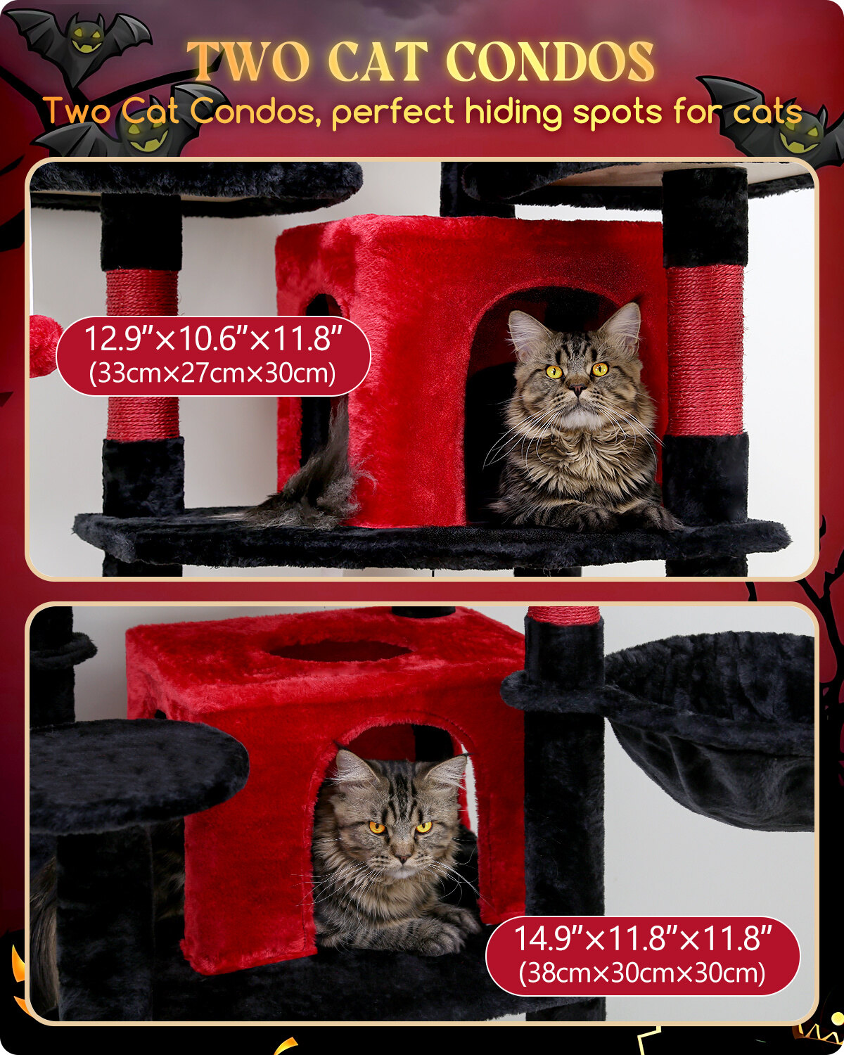 globlazer-f-series-f80-arbre-chat-noir-rouge-80-pouces image 5