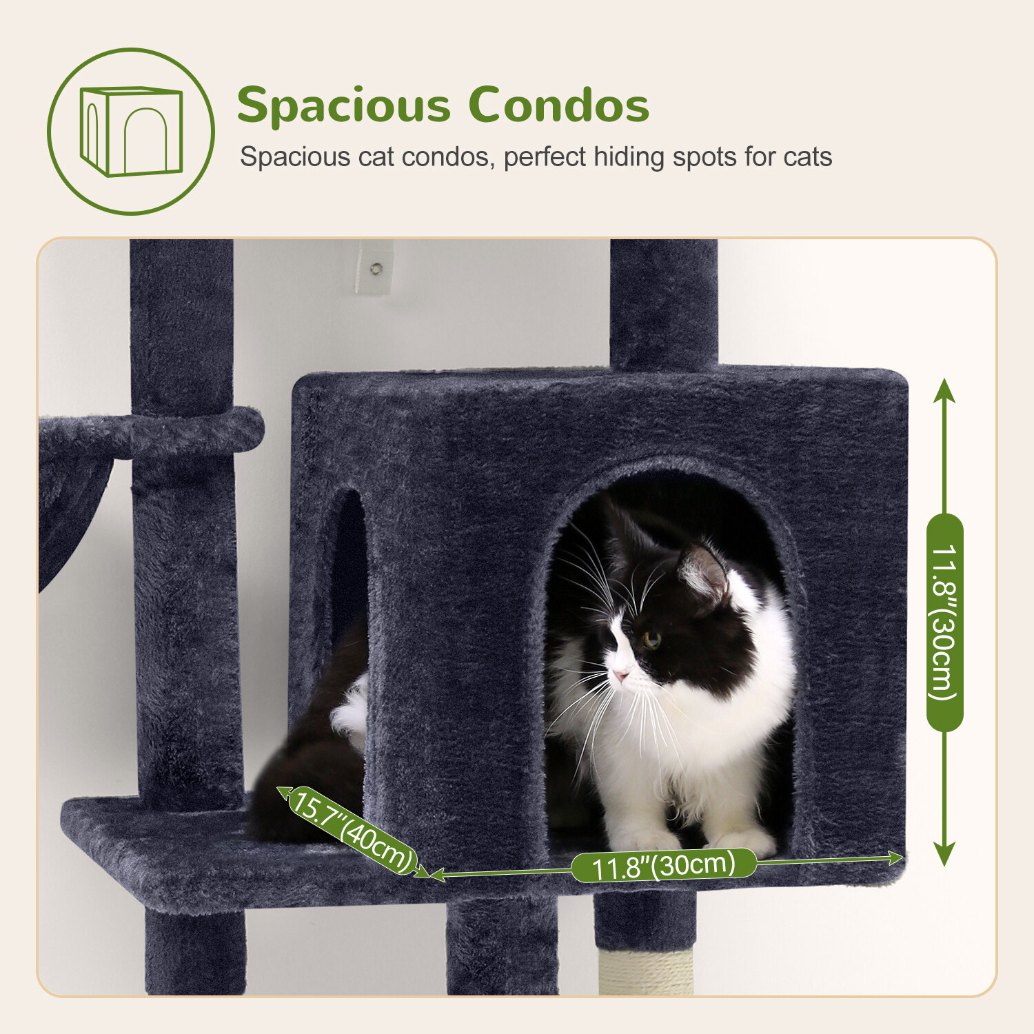 globlazer-f46b-arbre-chat-gris-fonc-117-cm-stable image 5