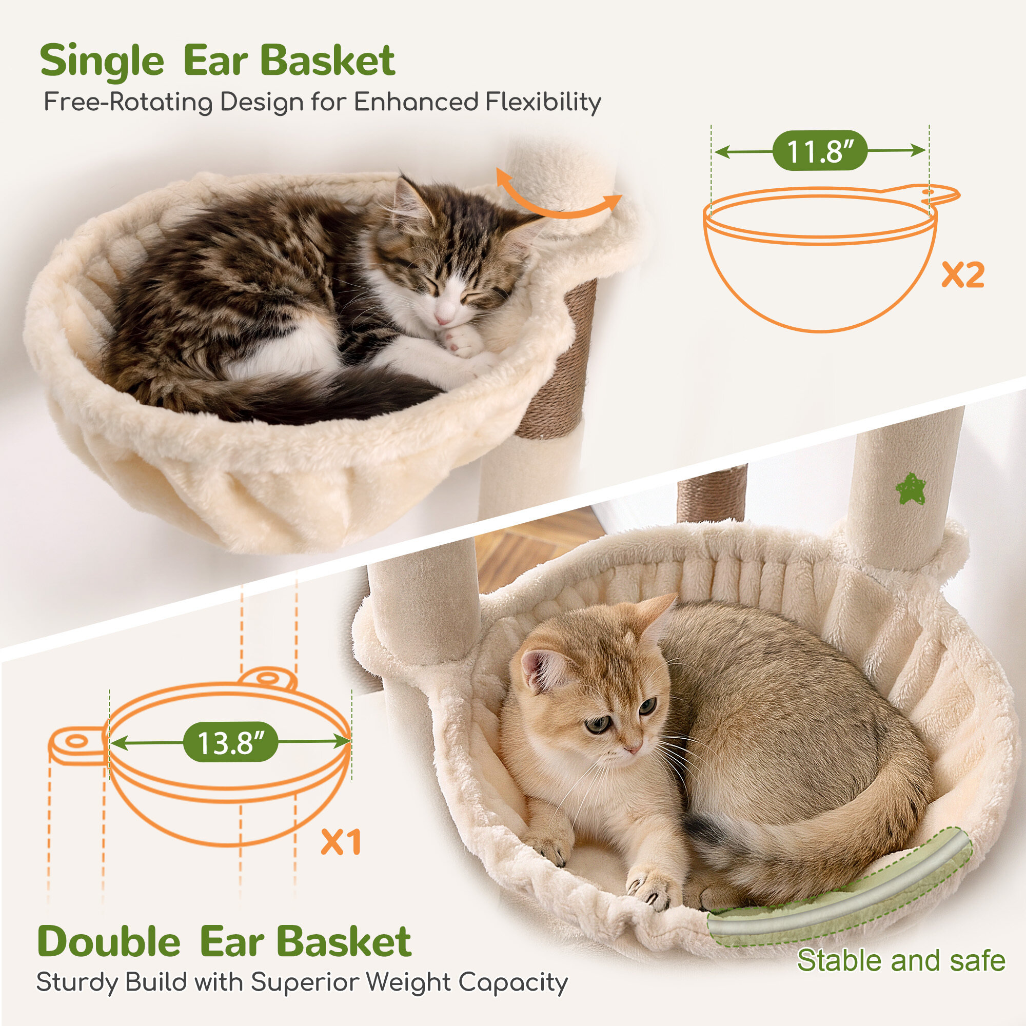 globlazer-f-series-f83j-arbre-chat-beige-83-pouces-xxl image 5