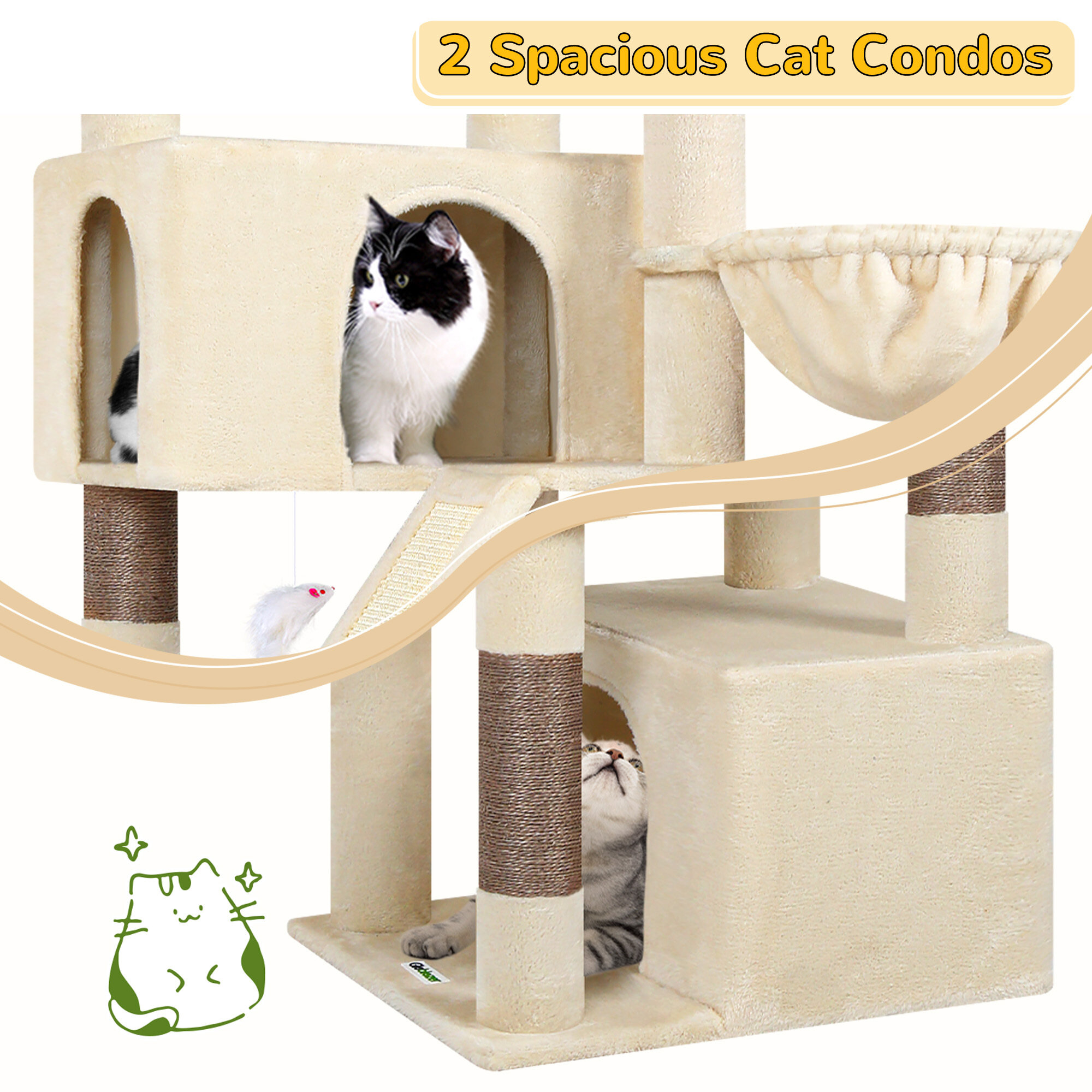 globlazer-s-series-s69-arbre-chat-beige-69-pouces-int-rieur image 5