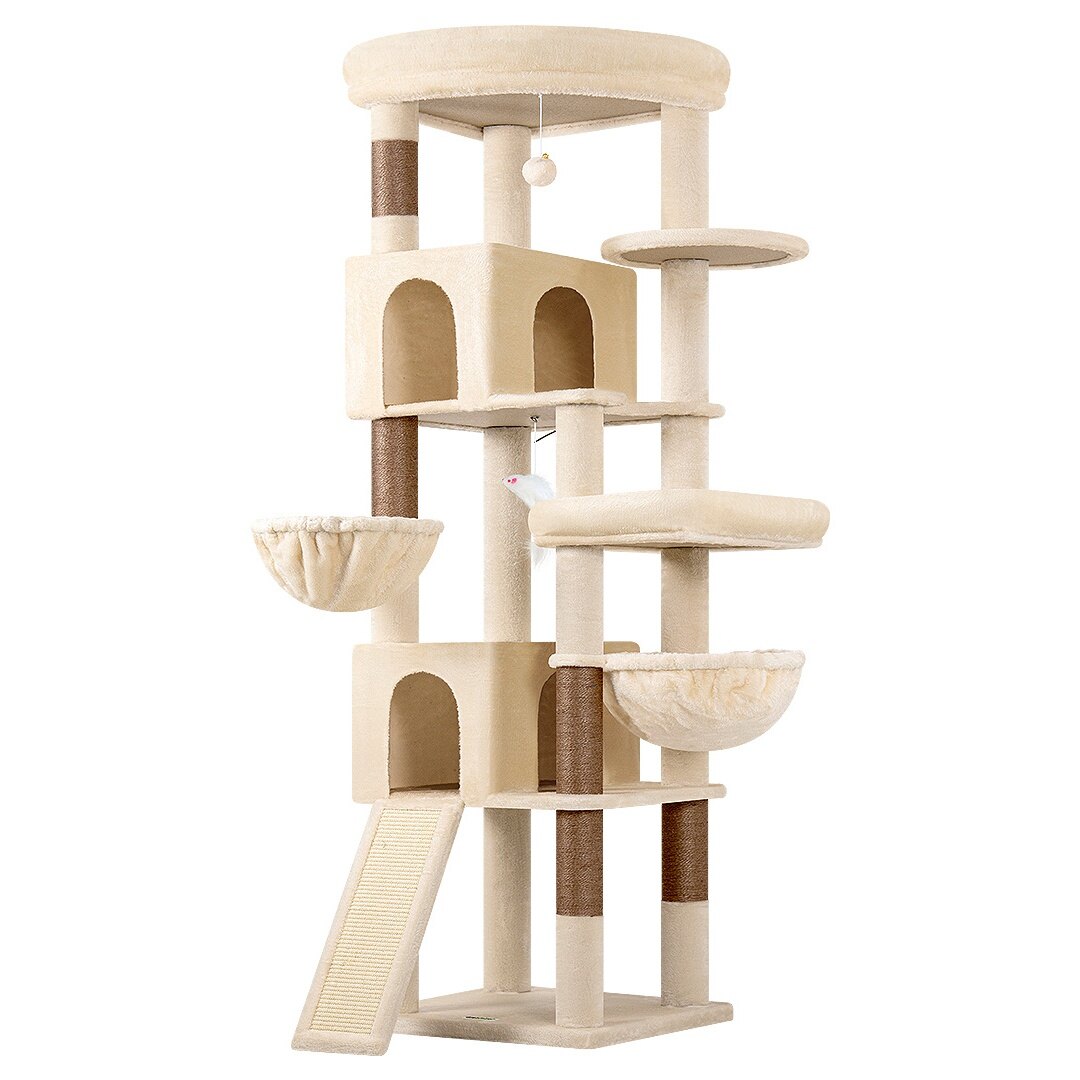 globlazer-c-series-c74-arbre-chat-beige-74-pouces-grand image 2