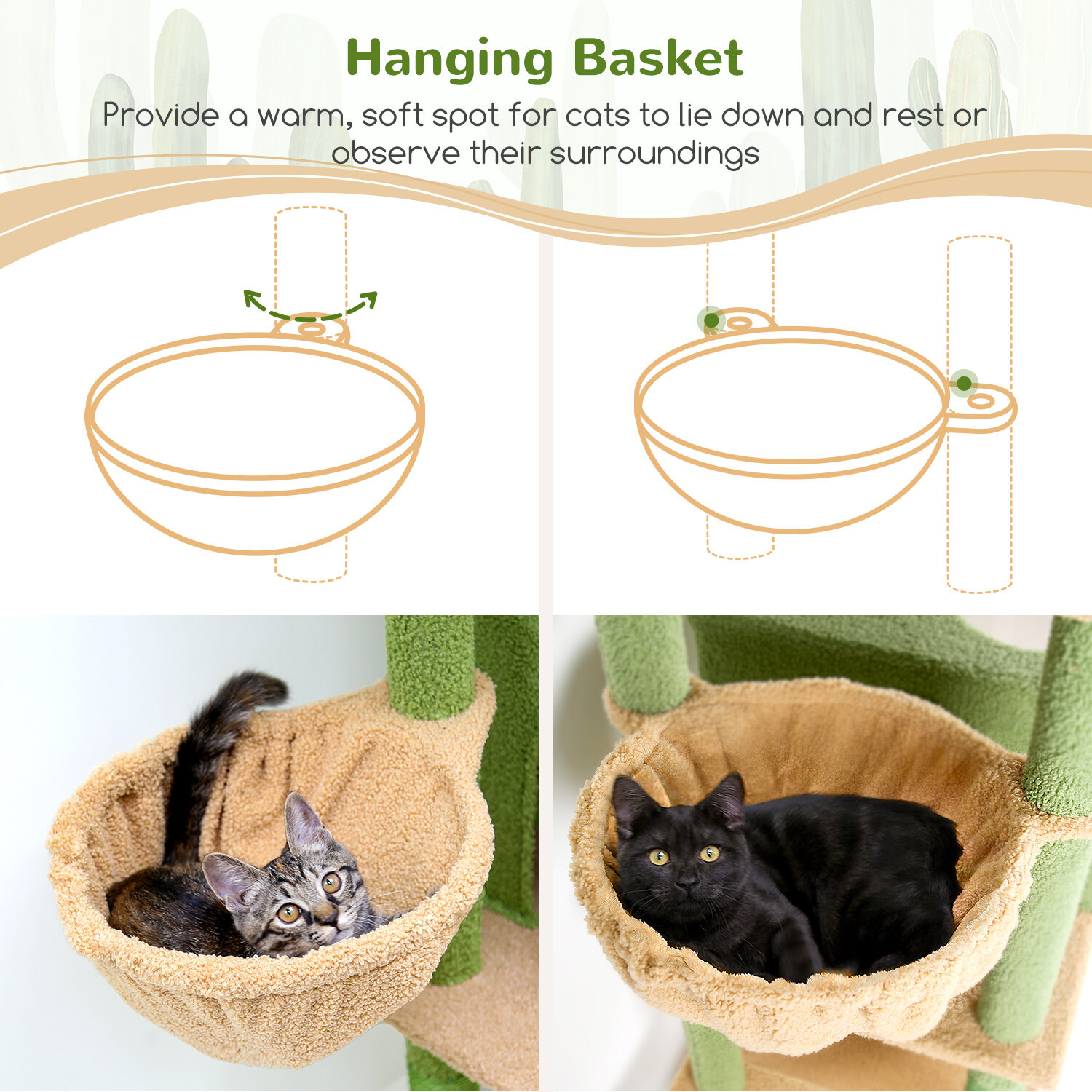 globlazer-s68-arbre-chat-68-pouces-vert-cactus-haut image 6