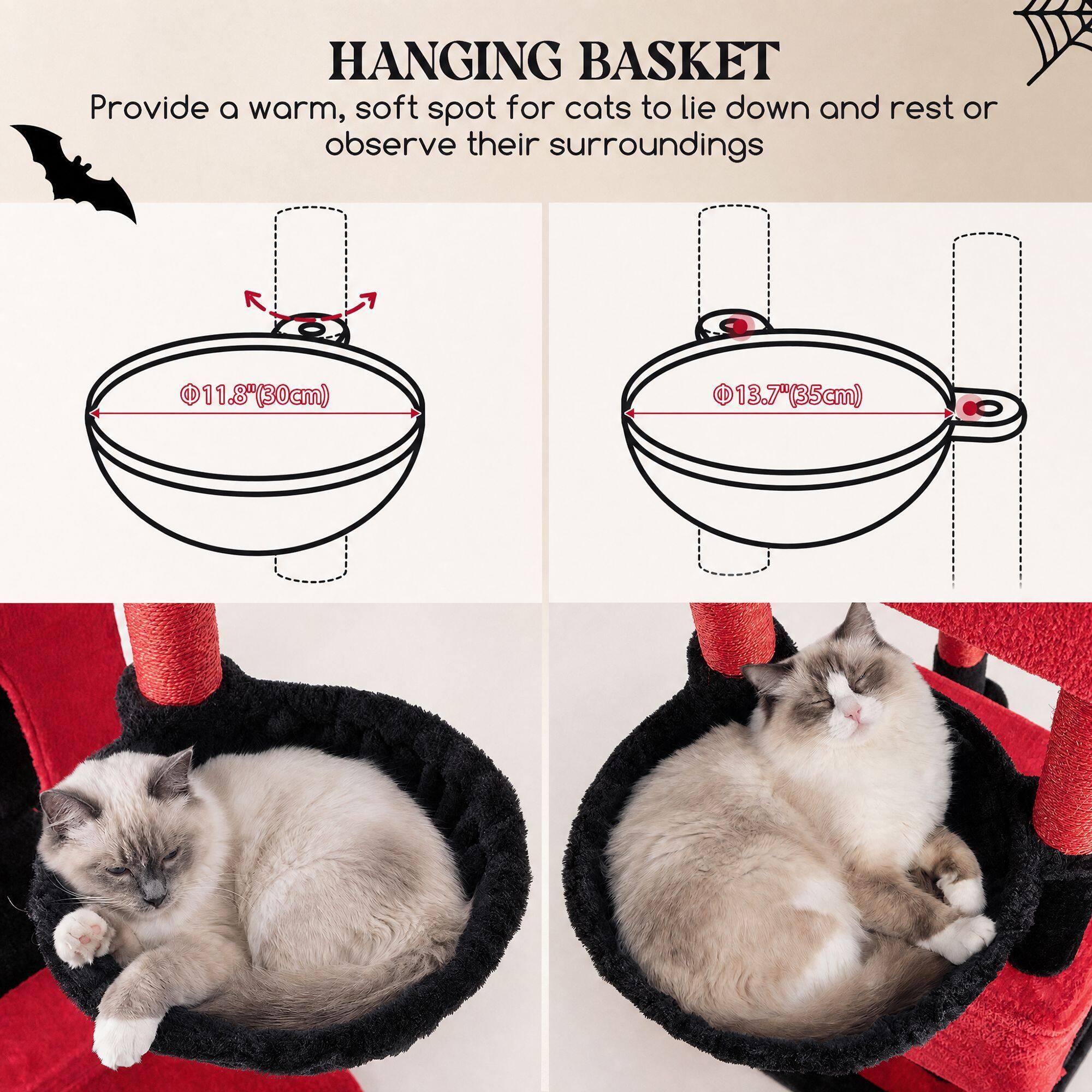 globlazer-s-series-s81c-arbre-chat-rouge-noir-81-pouces image 5