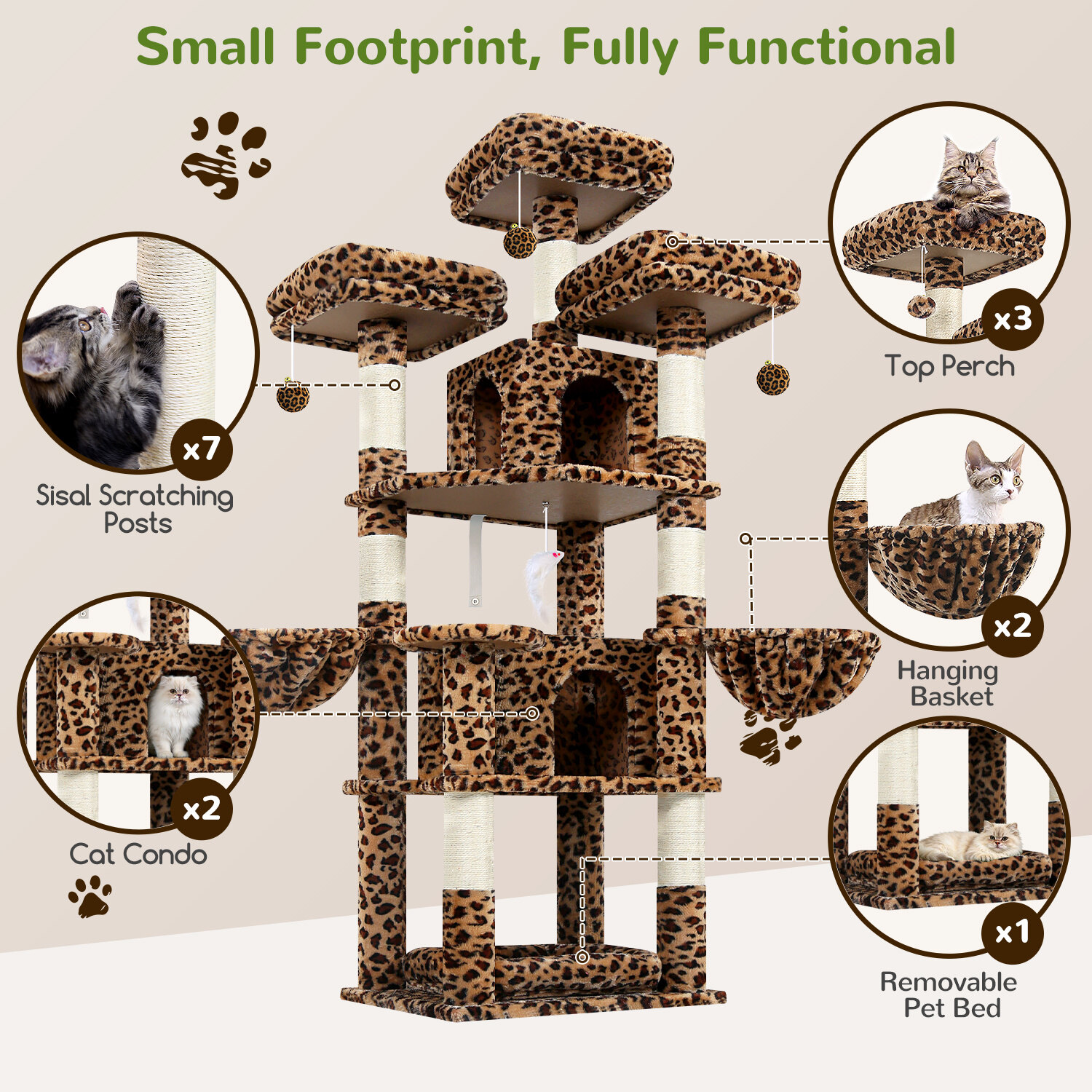 globlazer-f68b-arbre-chat-l-opard-173-cm image 5