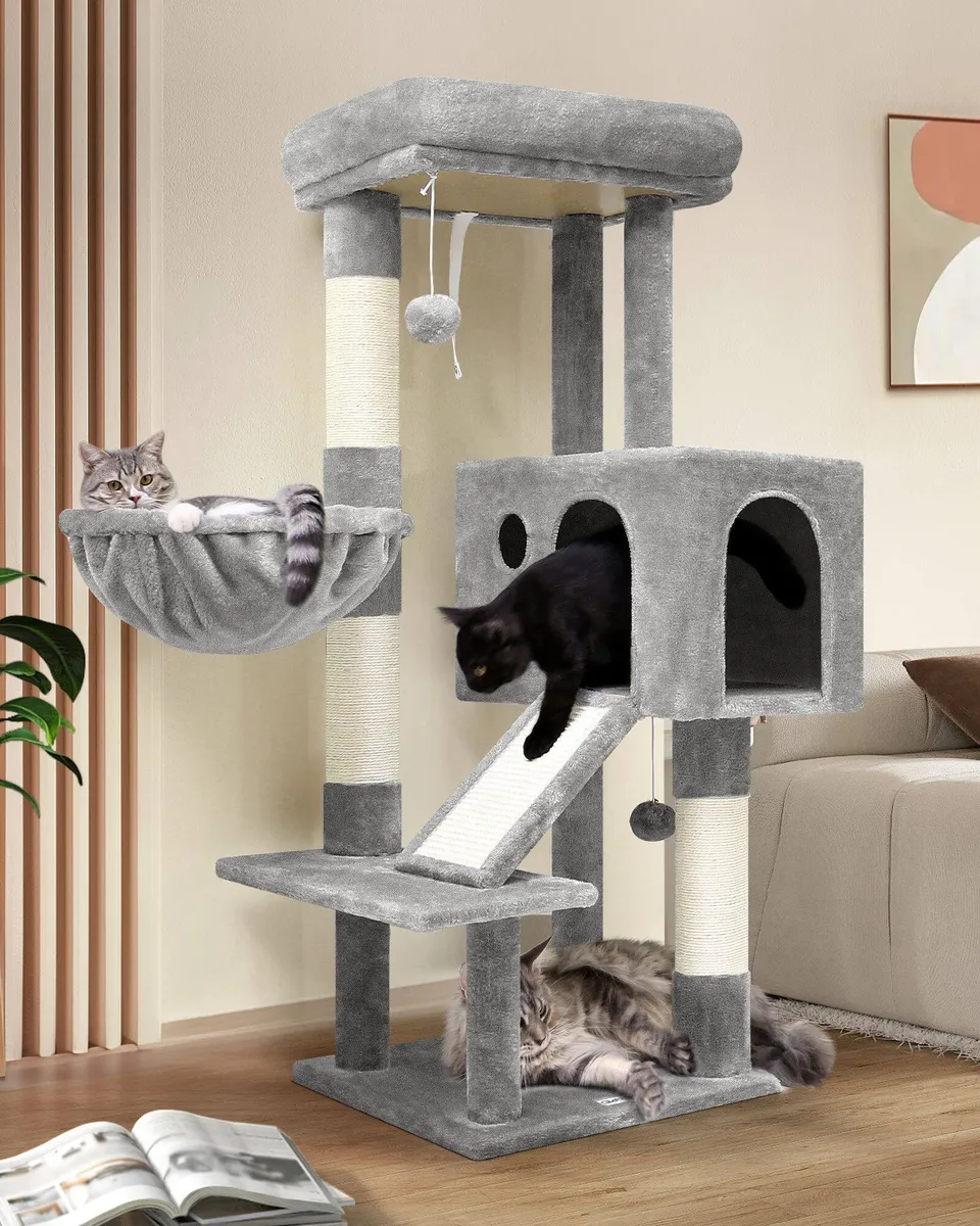 globlazer-s45-arbre-chat-gris-clair-114-cm image 1