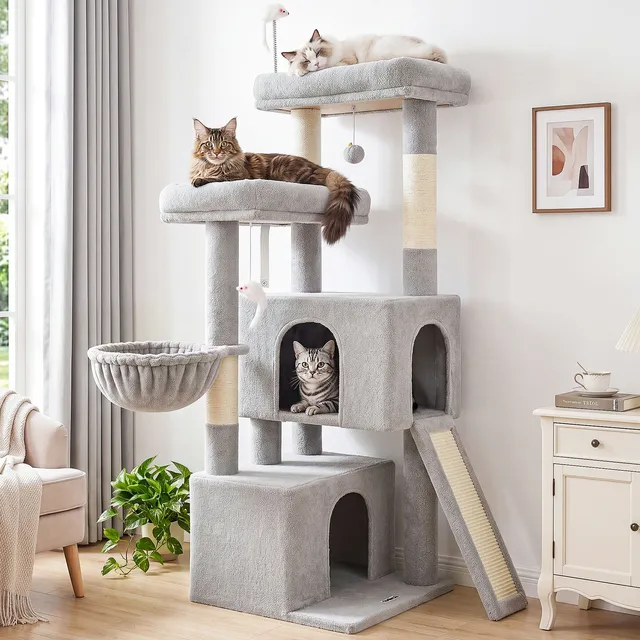 globlazer-f-series-f55-arbre-chat-gris-clair-140-cm image 1