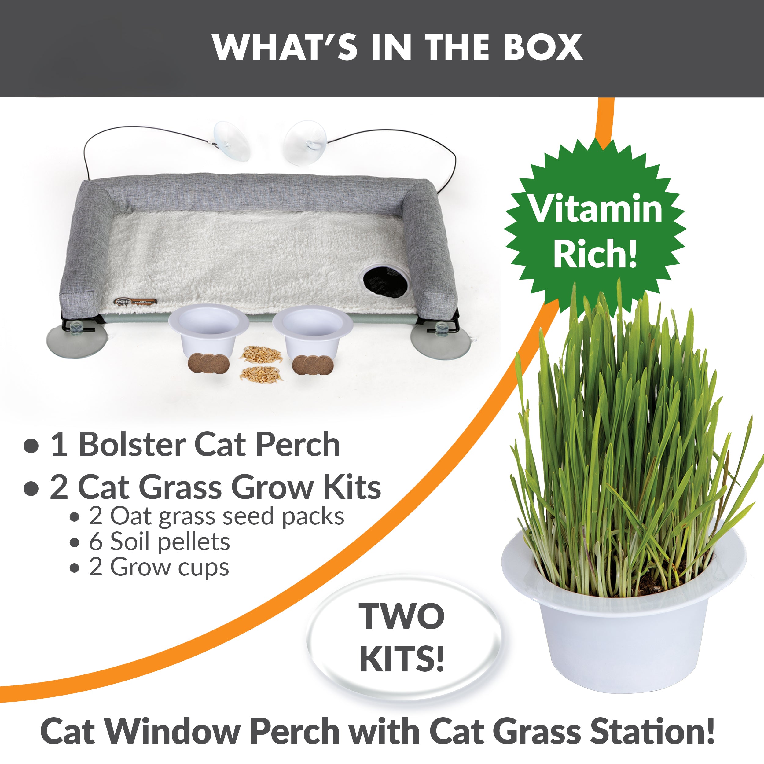 k-h-kitty-sills-ez-mount-hamac-fen-tre-chat-avec-herbe-chat image 7