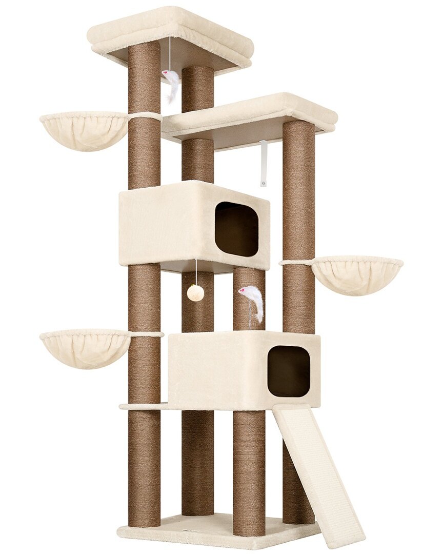 globlazer-s84-arbre-chat-beige-84-pouces-robuste-xxl image 2
