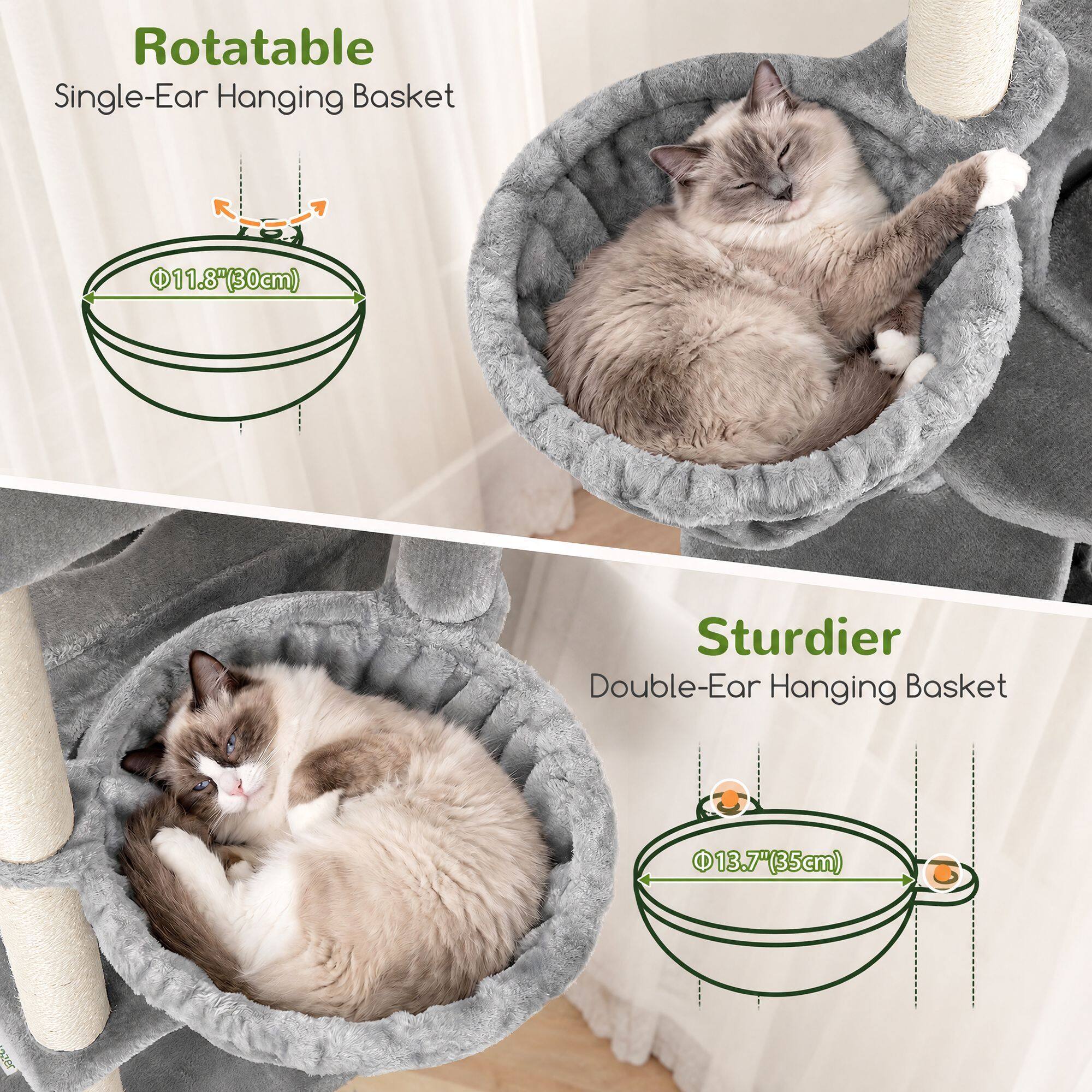 globlazer-s-series-s74g-arbre-chat-gris-clair-188-cm image 4