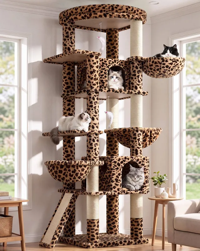 globlazer-s78g-arbre-chat-l-opard-198-cm image 1