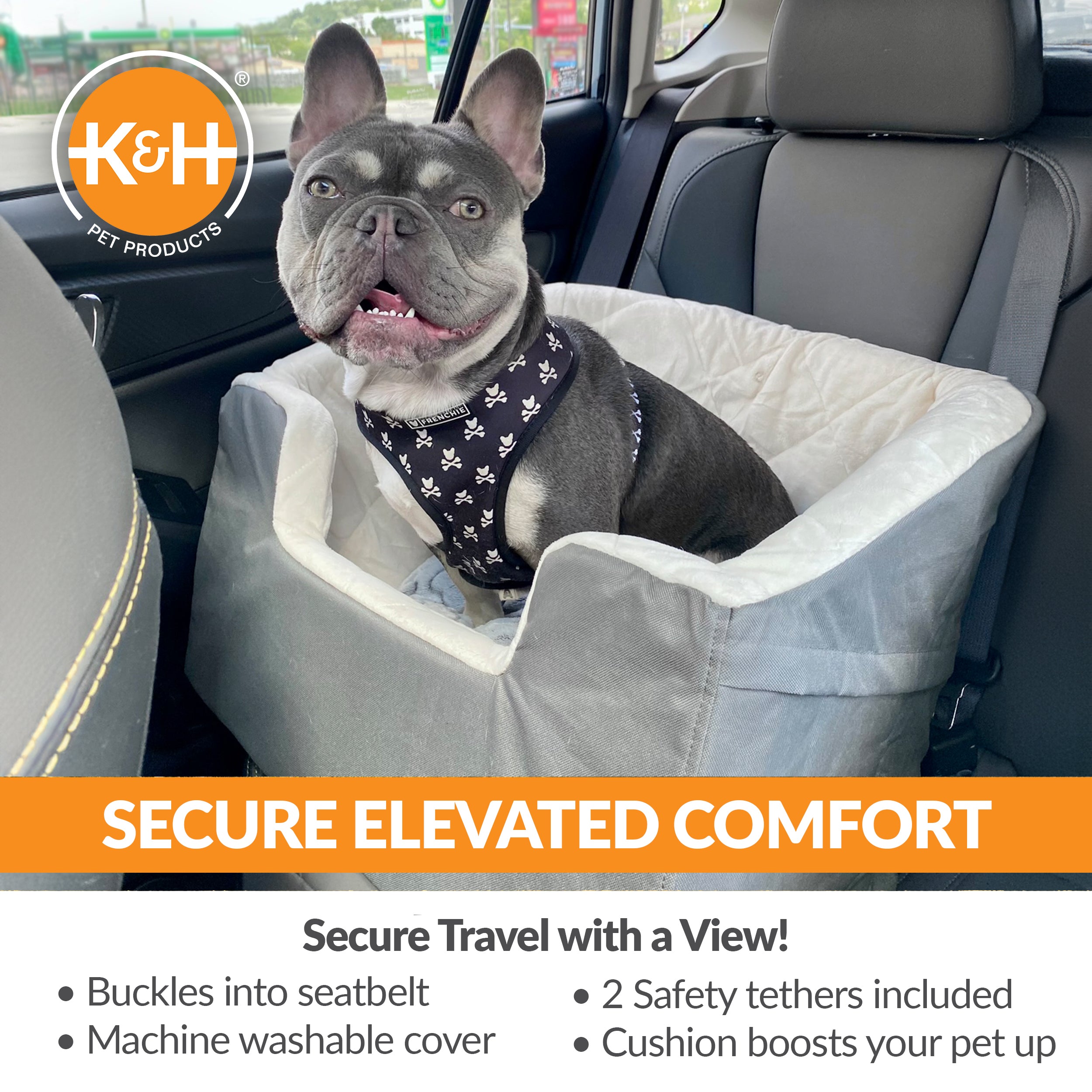 k-h-bucket-booster-si-ge-auto-chien-large-gris-cr-me image 3