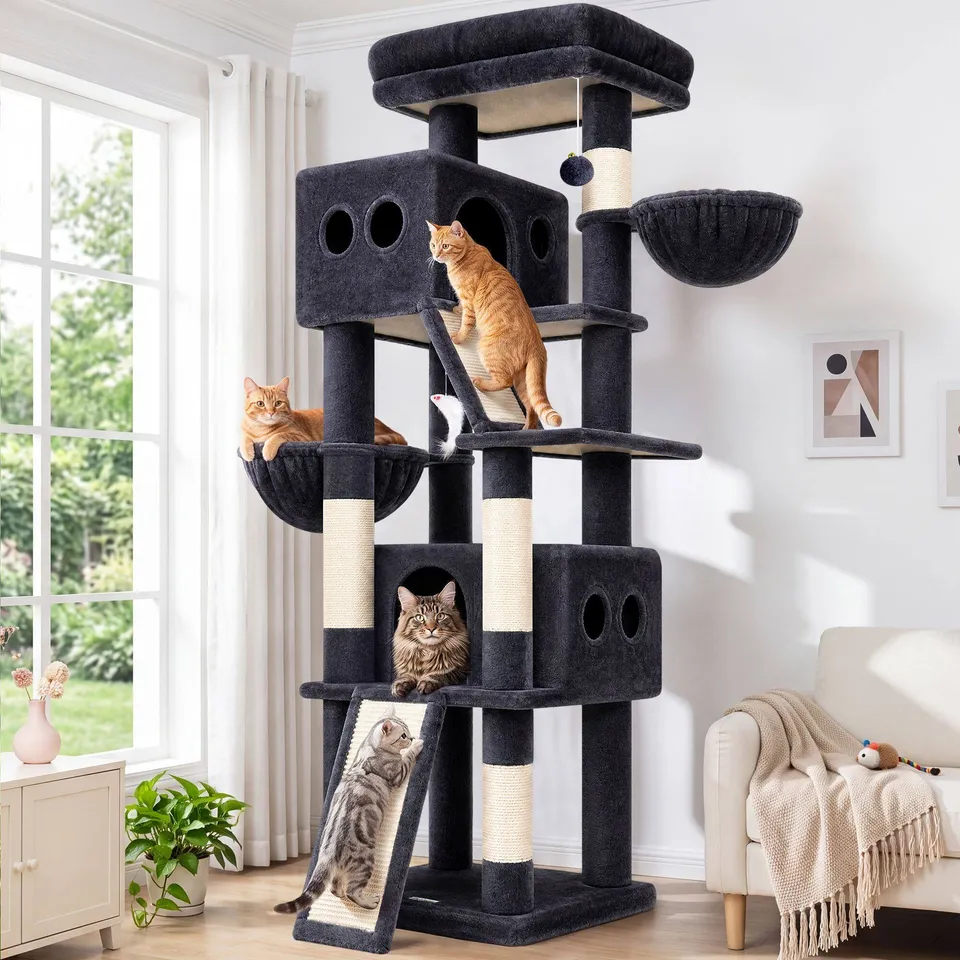 globlazer-s70g-arbre-chat-gris-fonc-70-pouces-tour image 1