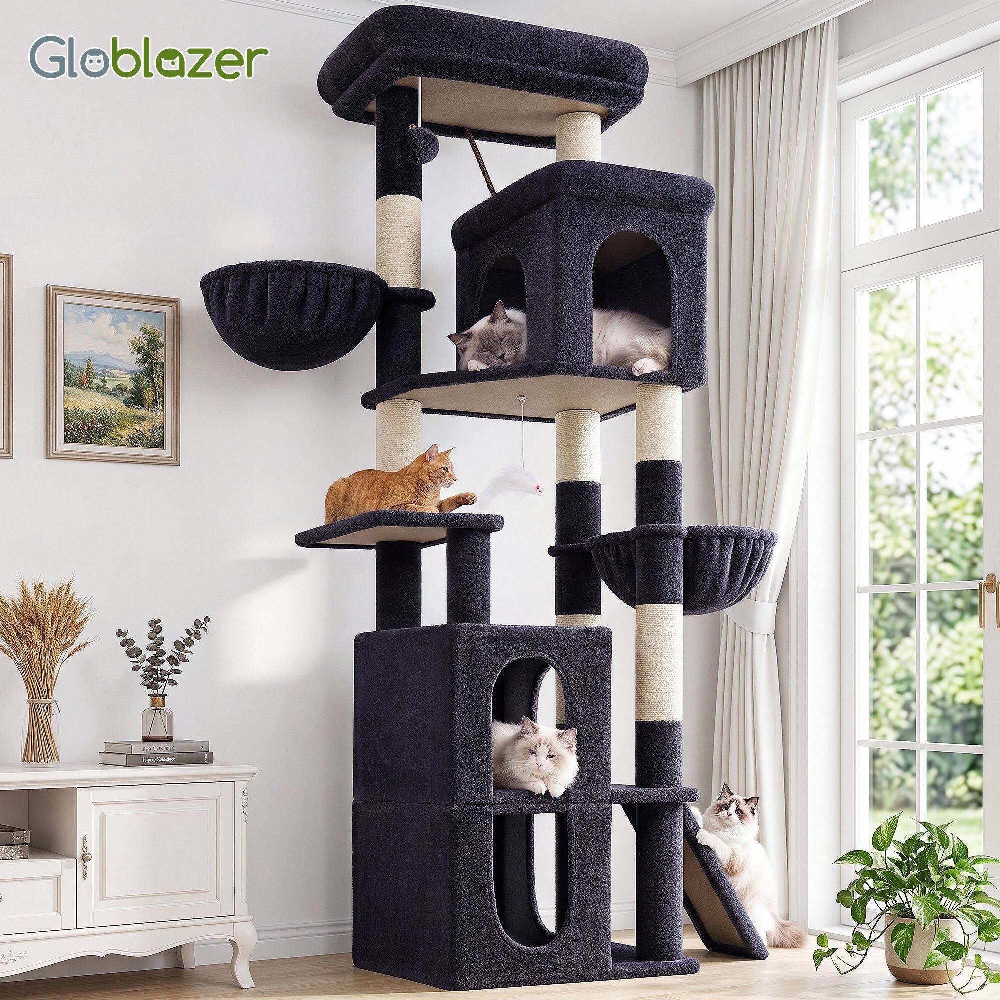 globlazer-f70f-arbre-chat-gris-fonc-70-pouces-multi-niveaux image 4