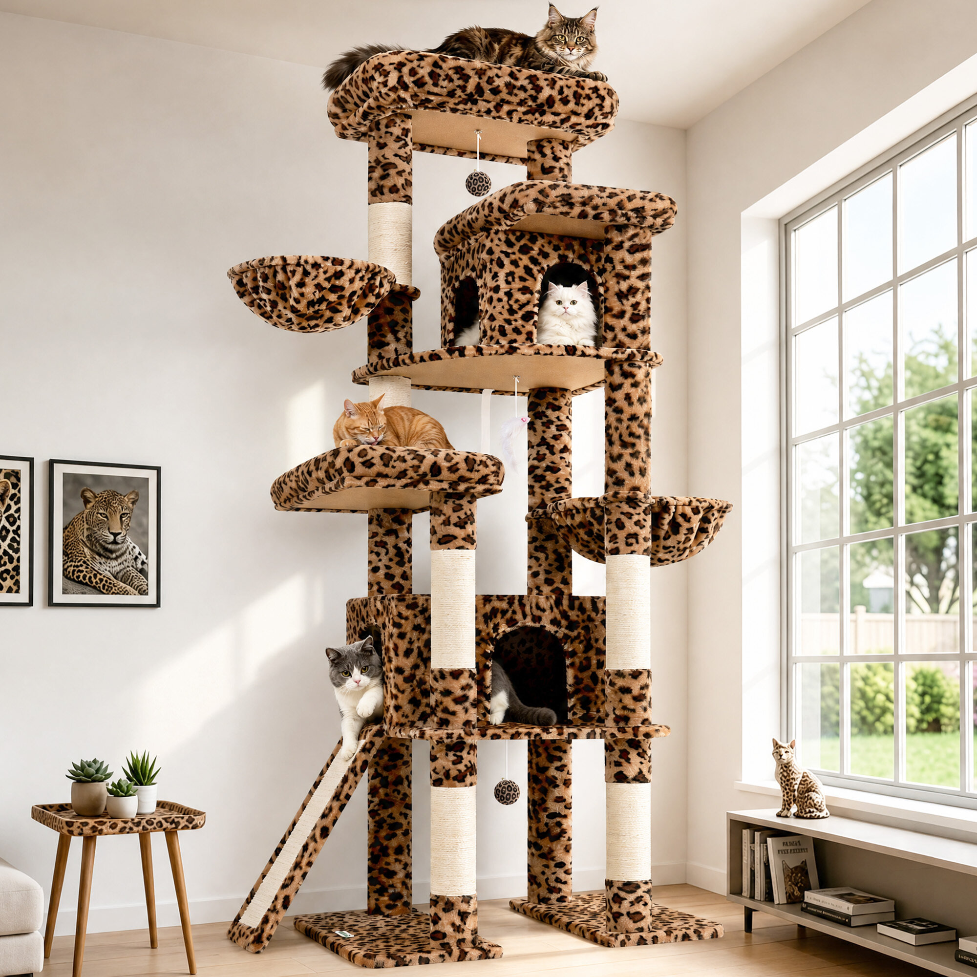 globlazer-s78-arbre-chat-l-opard-198-cm-griffoir image 1