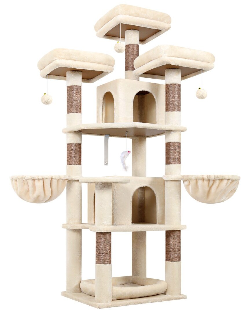 globlazer-f68b-arbre-chat-68-pouces-beige image 2