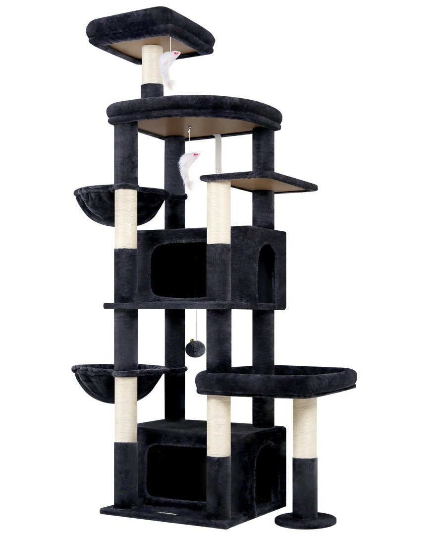 globlazer-s-series-s75-arbre-chat-gris-fonc-75-pouces image 2