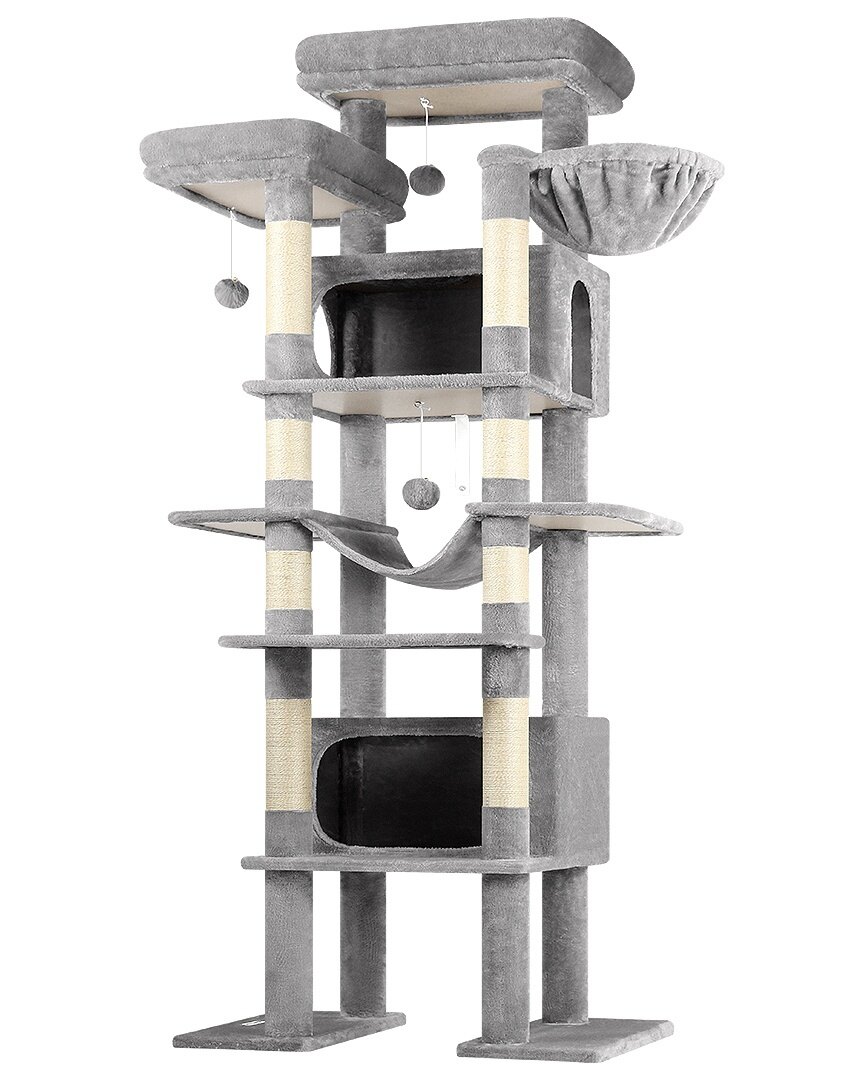 globlazer-f83b-arbre-chat-gris-clair-83-pouces-grand-xxl image 2