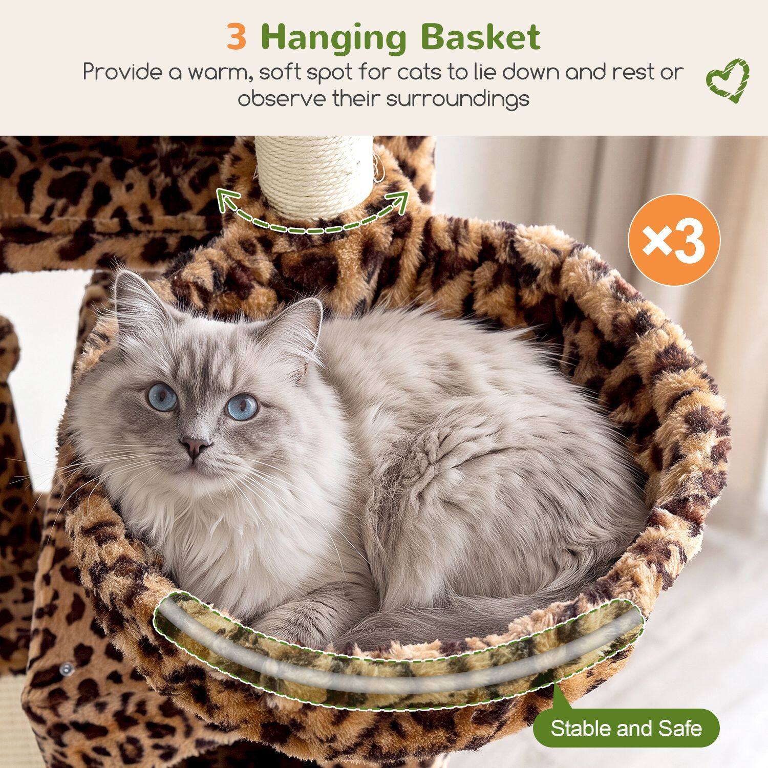 globlazer-f72g-arbre-chat-l-opard-183-cm image 5