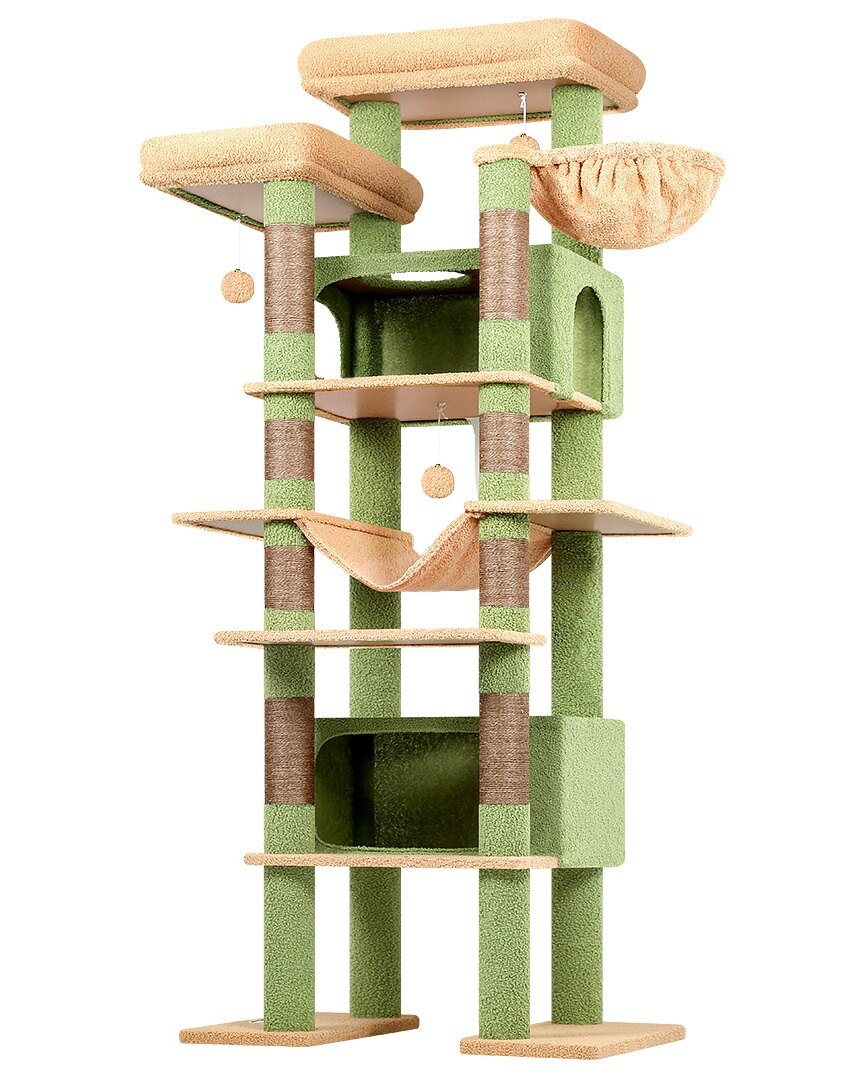globlazer-f-series-f83b-arbre-chat-vert-cactus-83-pouces image 2
