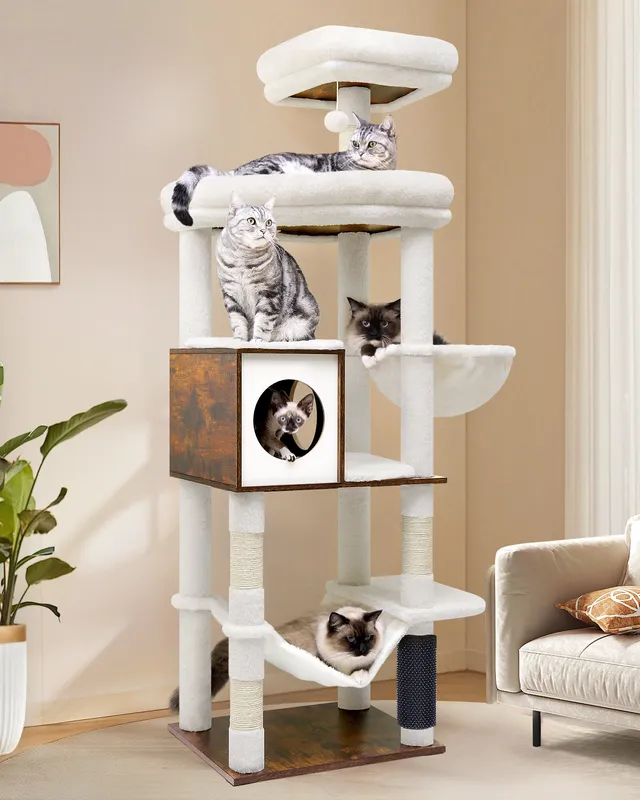 globlazer-w66-arbre-chat-beige-168-cm-haut image 1