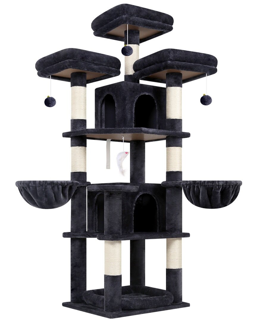 globlazer-f-series-f68b-arbre-chat-gris-fonc-68-pouces image 2