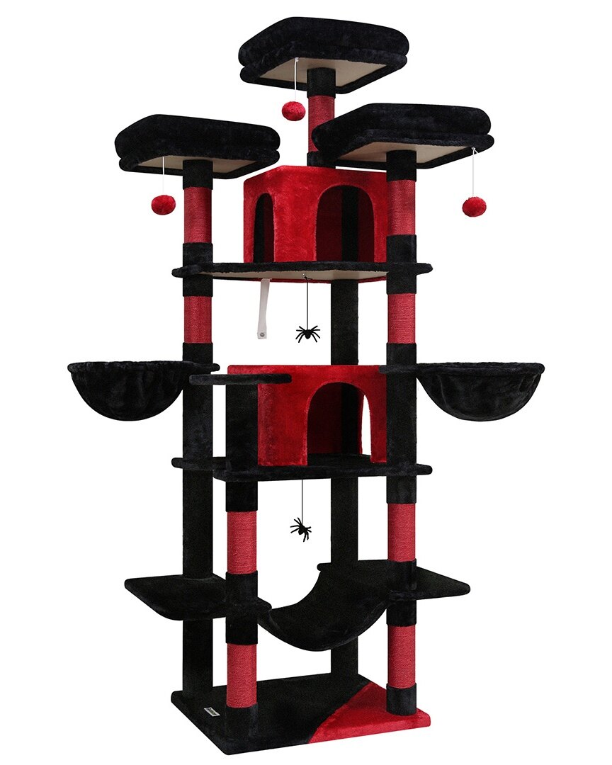 globlazer-f-series-f80-arbre-chat-noir-rouge-80-pouces image 2