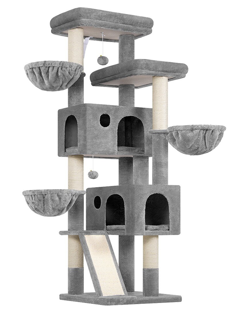 globlazer-f72g-arbre-chat-72-pouces-gris-clair-large image 2