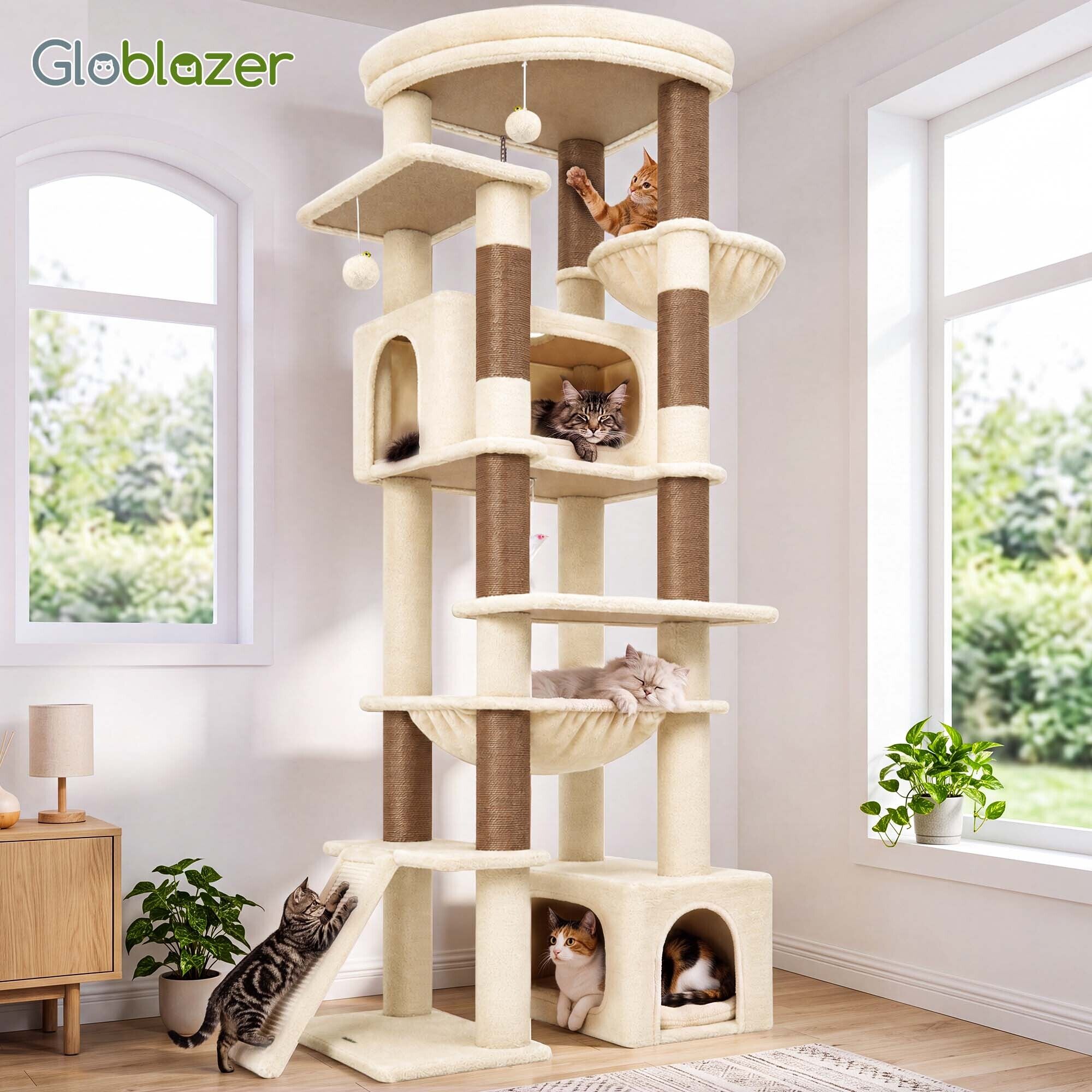 globlazer-f76e-arbre-chat-76-pouces-beige-haut image 8