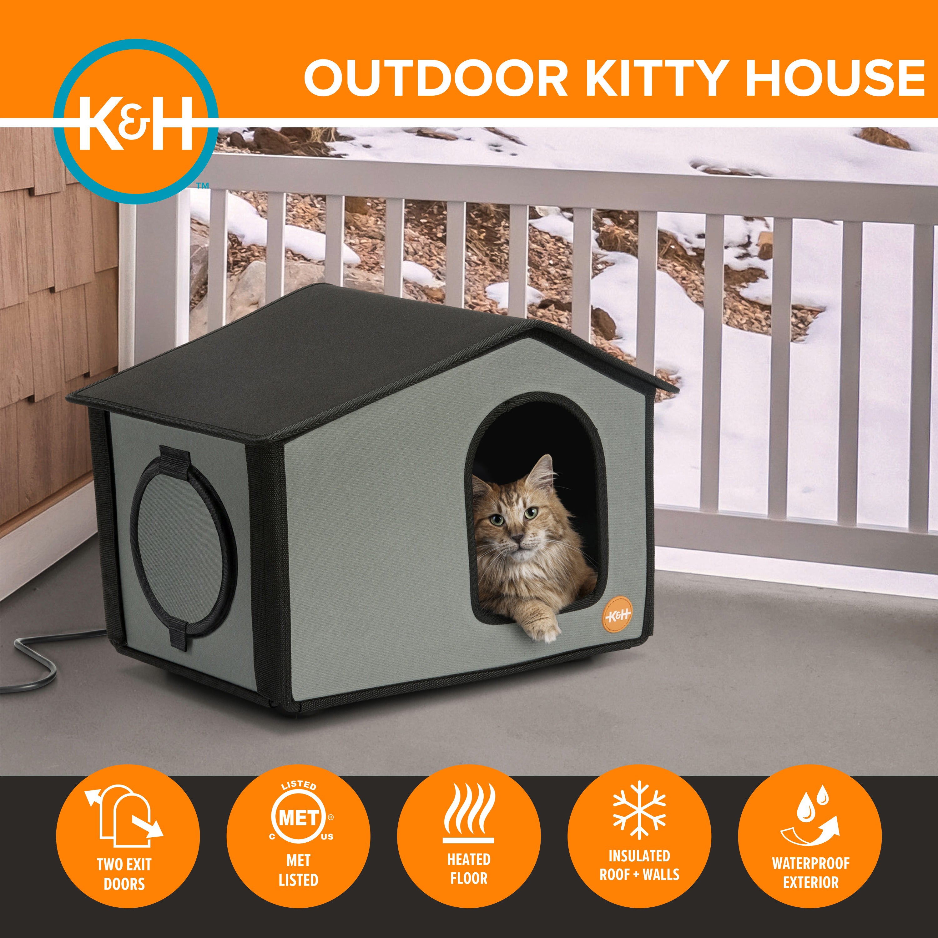 k-h-outdoor-maison-chat-chauffante-grise-isol-e-ext-rieur image 4