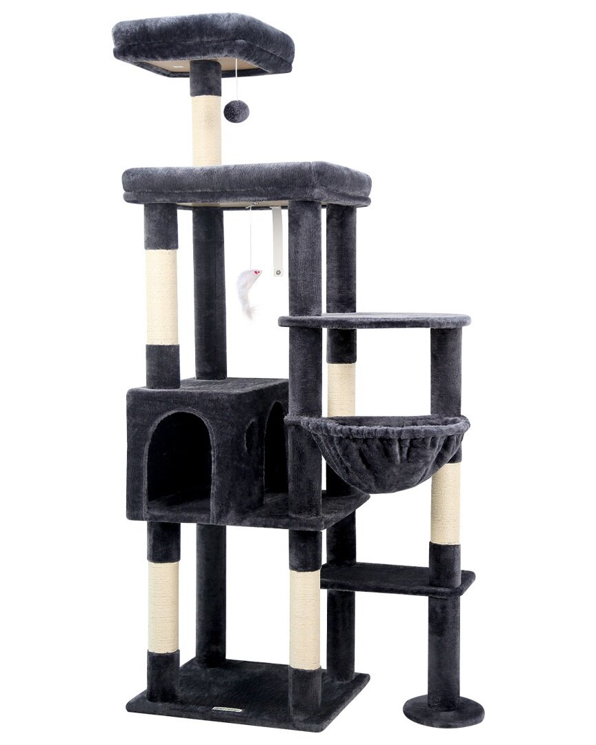globlazer-f-series-f65b-arbre-chat-gris-fonc-165-cm image 2