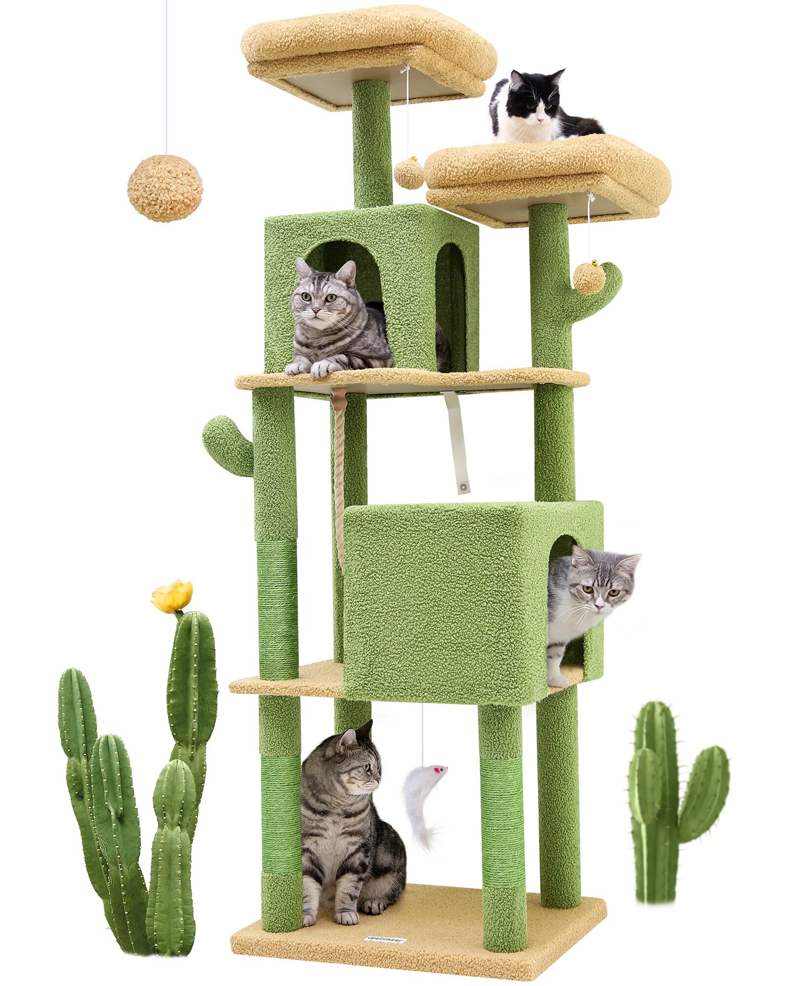 globlazer-f61c-arbre-chat-155-cm-robuste-int-rieur image 2
