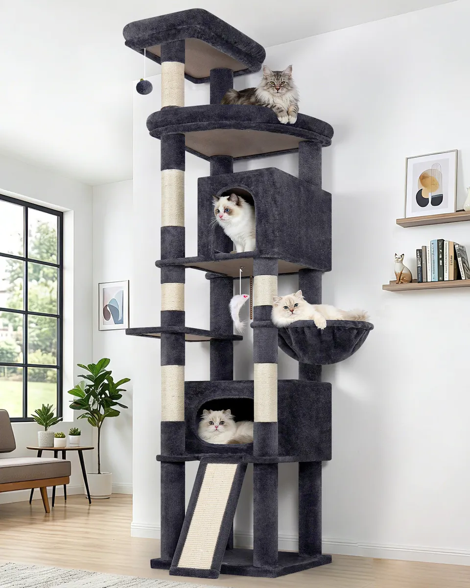 globlazer-f-series-f84b-arbre-chat-xxl-gris-213-cm image 1