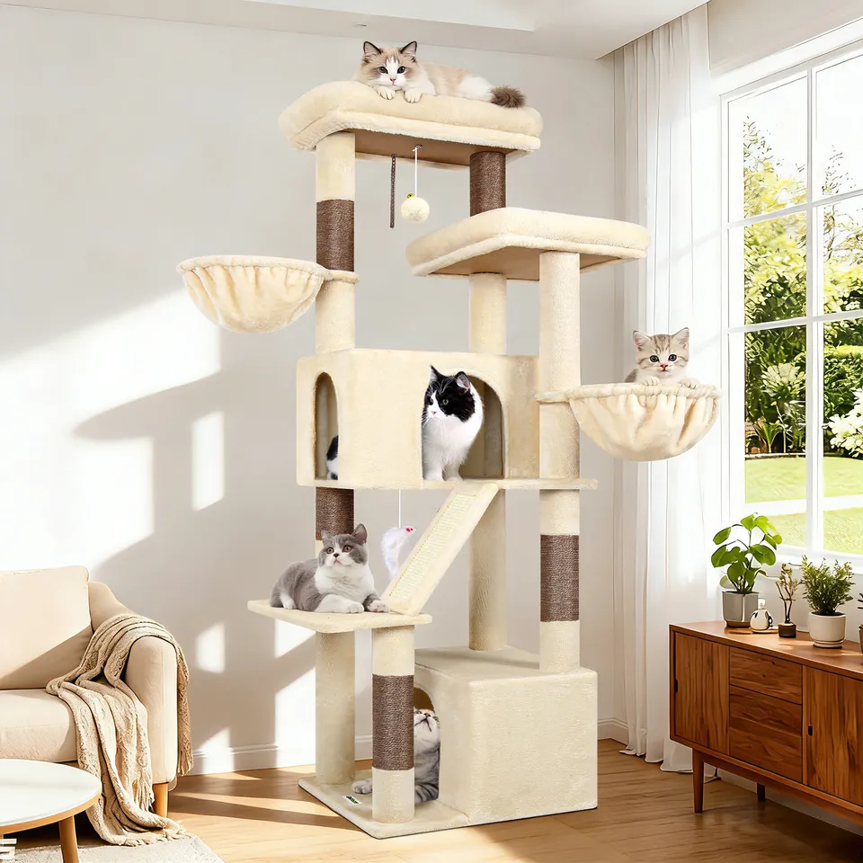 globlazer-s-series-s69-arbre-chat-beige-69-pouces-int-rieur image 1
