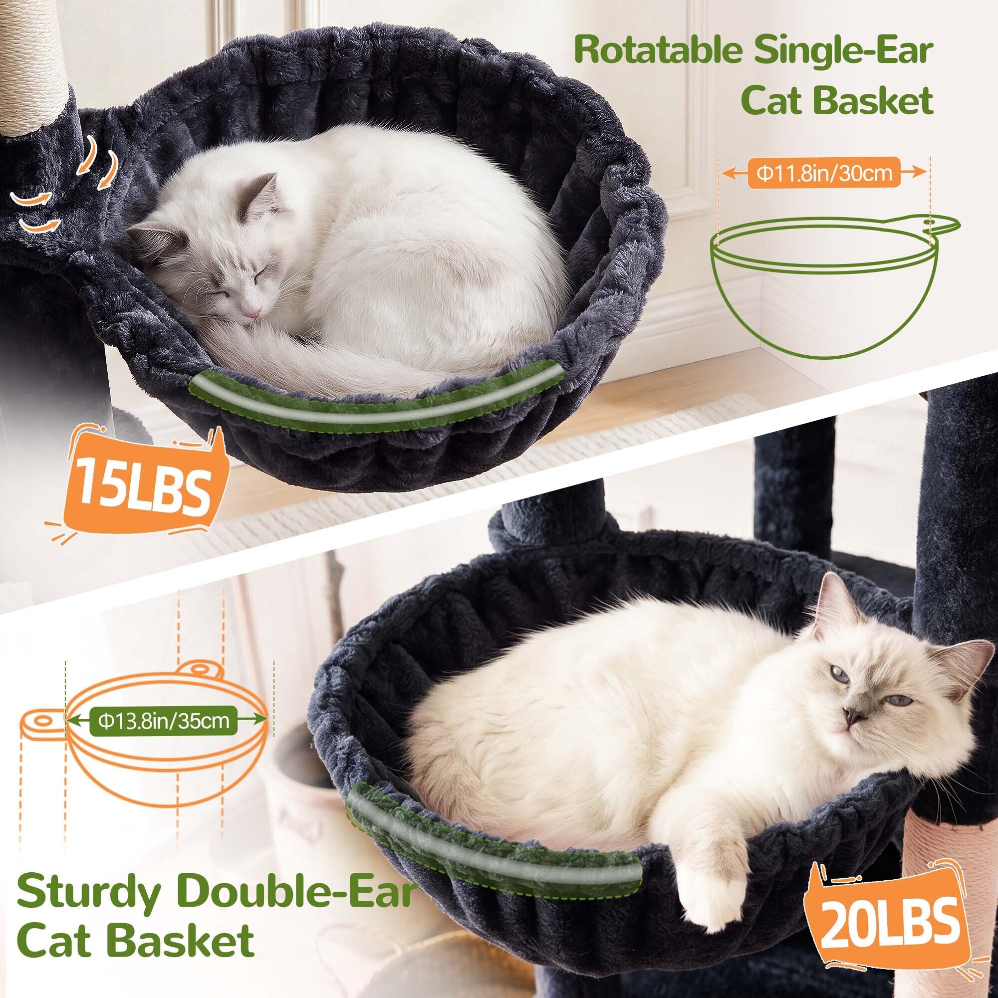 globlazer-s-series-s79-arbre-chat-gris-fonc-79-pouces image 5