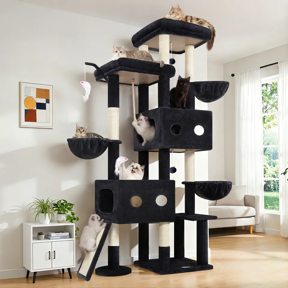 globlazer-f-series-f81d-arbre-chat-gris-fonc-81-pouces image 1