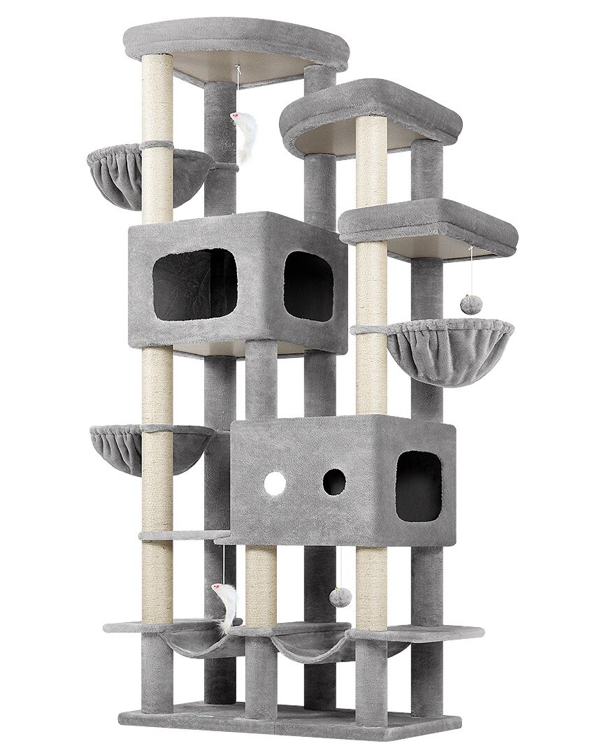 globlazer-s81-arbre-chat-gris-clair-81-pouces-grand-chat image 2