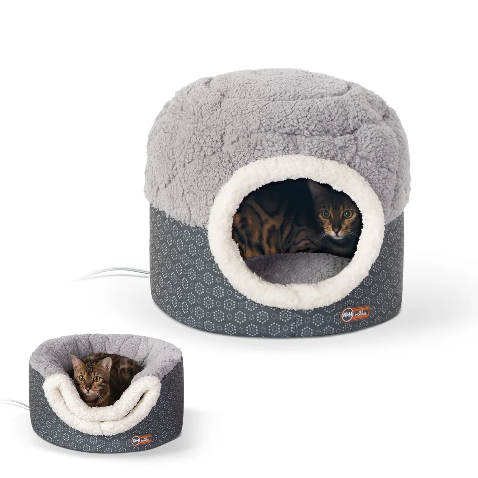 k-h-thermo-pet-nest-lit-chauffant-chat-toit-amovible image 1