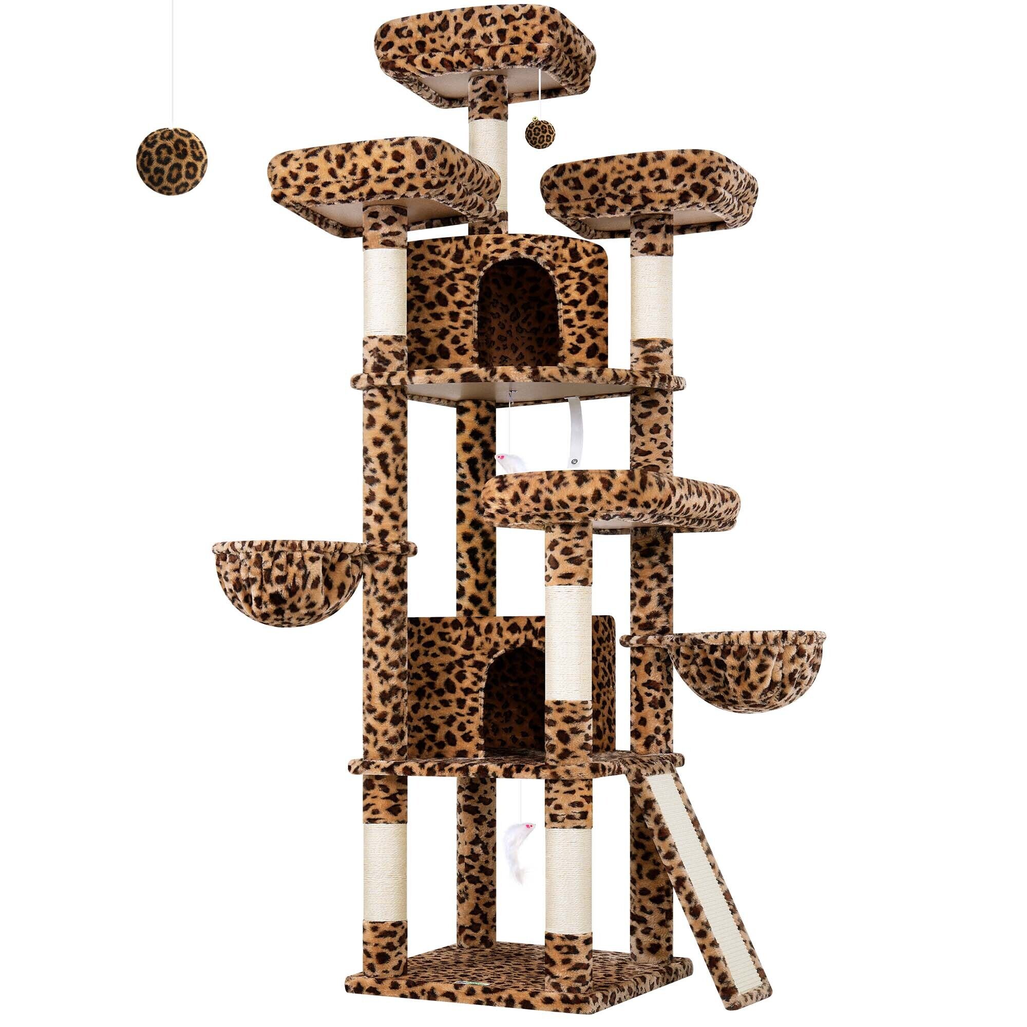 globlazer-f-series-f80h-arbre-chat-l-opard-80-pouces-grand image 2