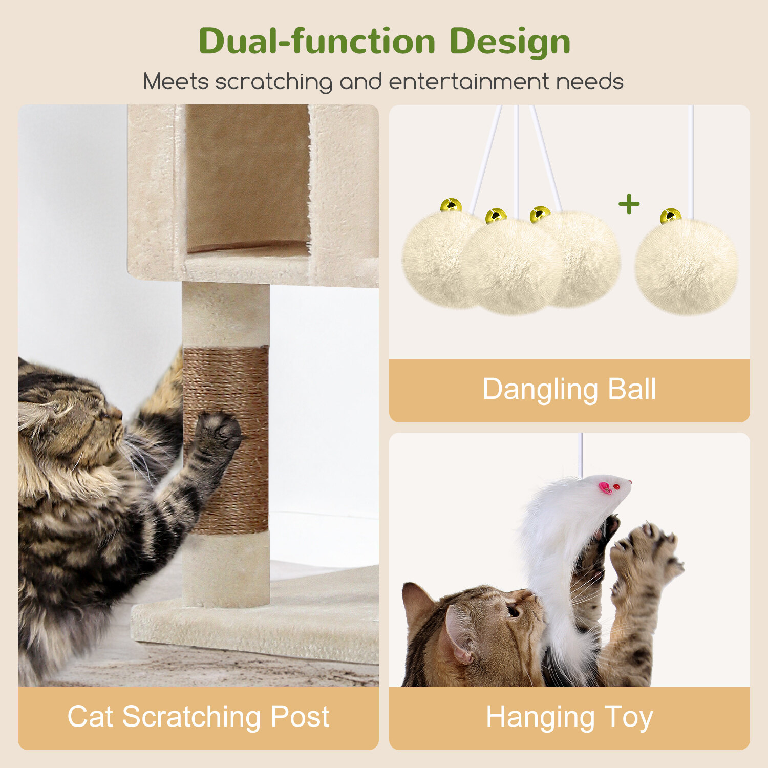 globlazer-f82-arbre-chat-208-cm-beige-grand-chat image 7