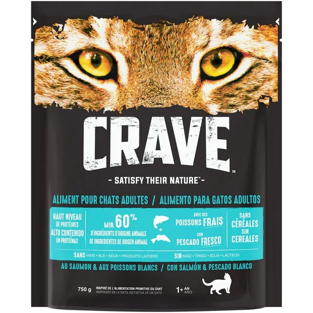 crave-croquettes-chat-saumon-sans-c-r-ales-5x750g image 1